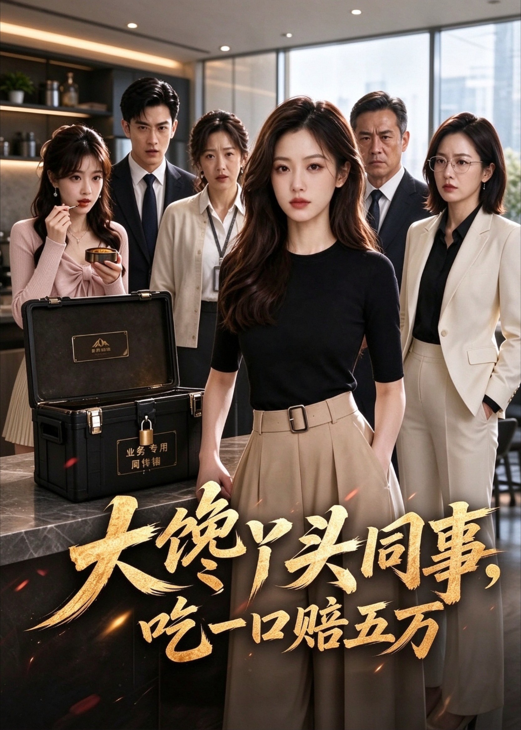 大馋丫头同事，吃一口赔五万封面图