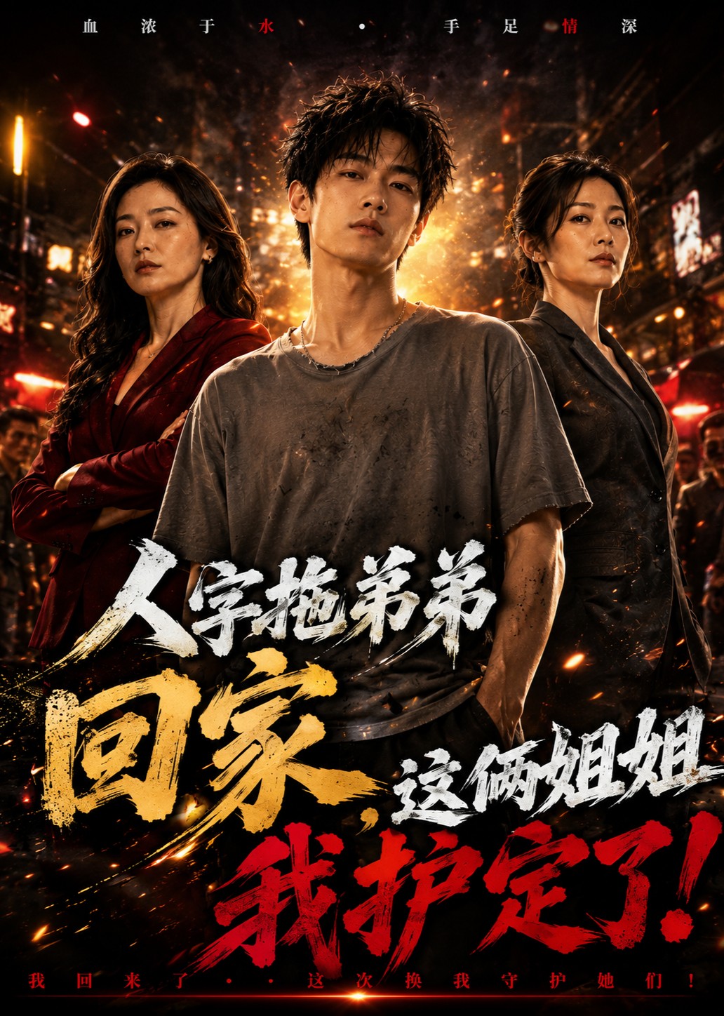 人字拖弟弟回家，这俩姐姐我护定了！封面图