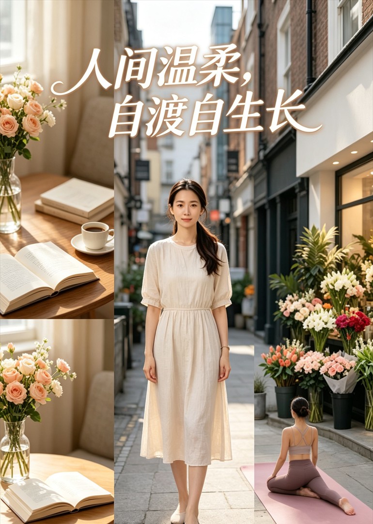 人间温柔，自渡自生长封面图