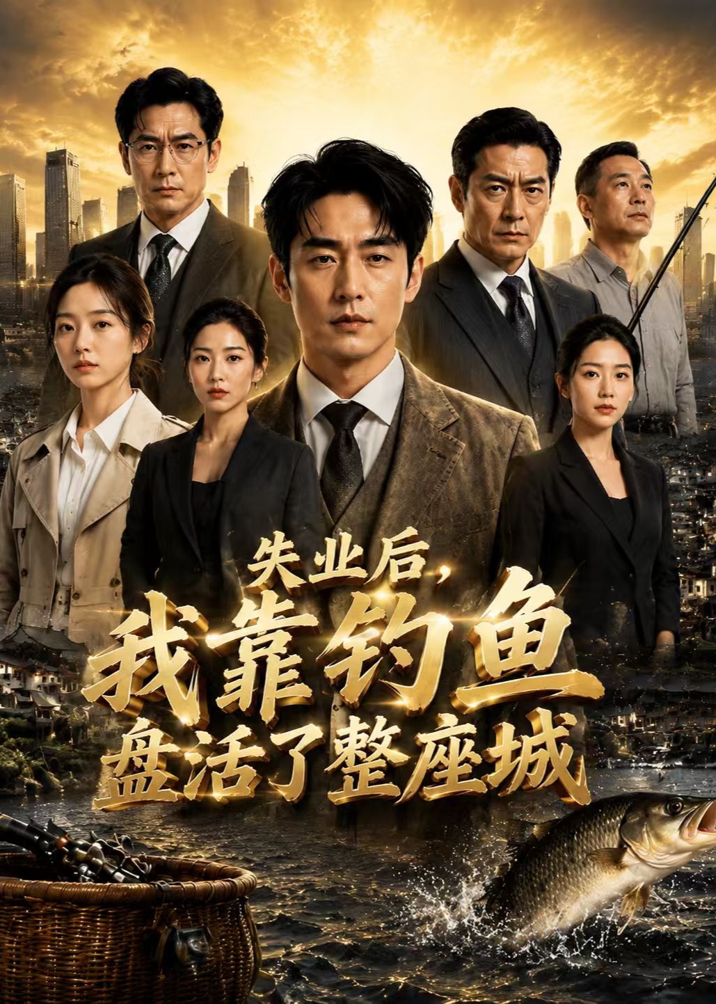 失业后，我靠钓鱼盘活了整座城