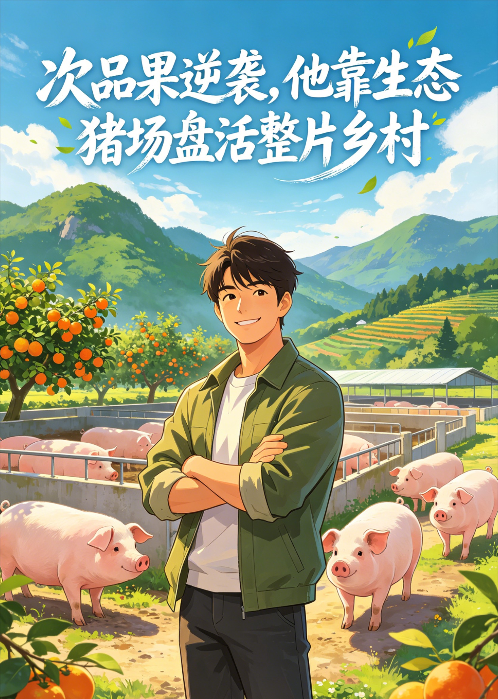 次品果逆袭，他靠生态猪场盘活整片乡村