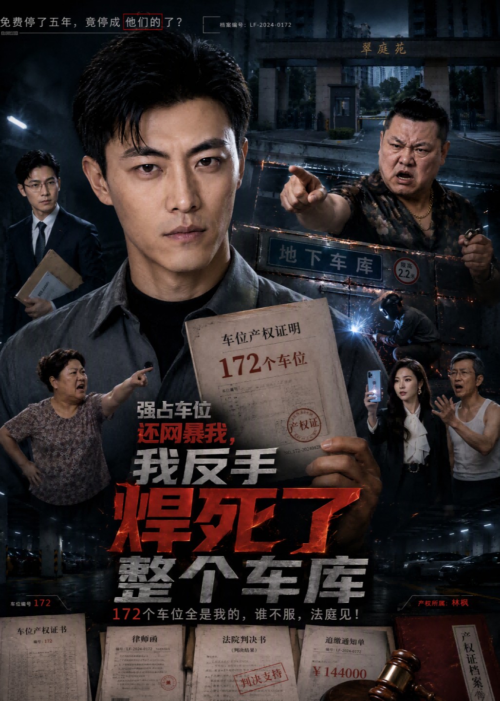 强占车位还网暴我，我反手焊死了整个车库封面图