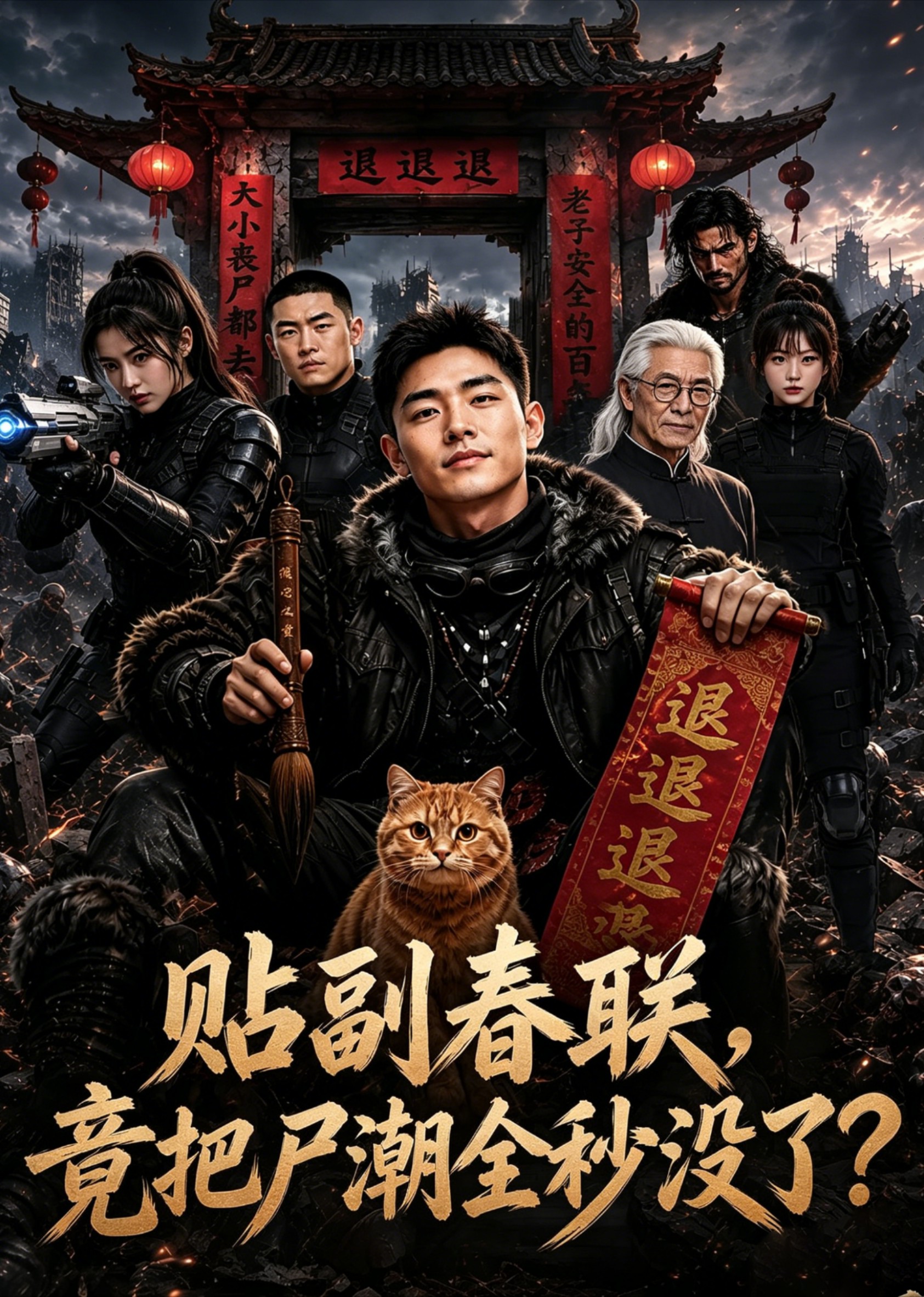 贴副春联，竟把尸潮全秒没了？