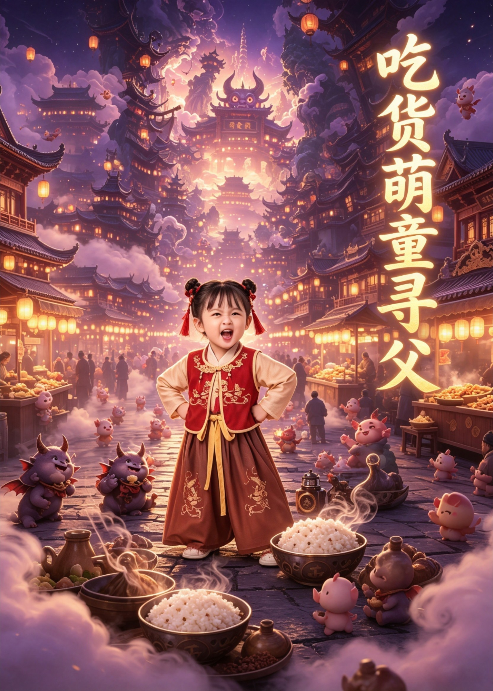 吃货萌童寻父