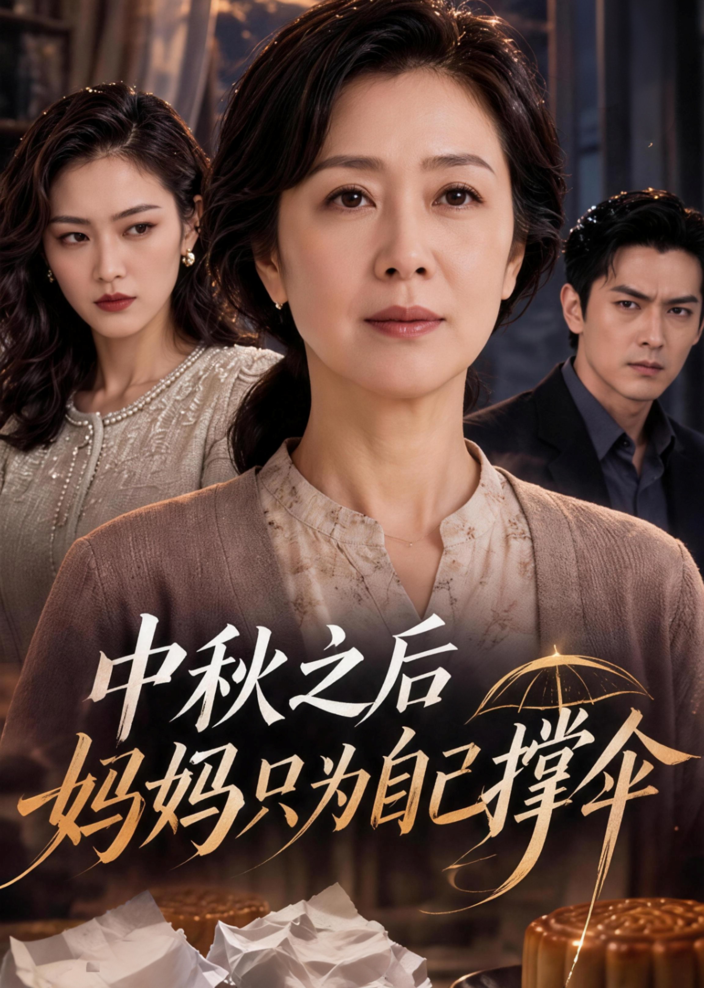 中秋之后妈妈只为自己撑伞封面图