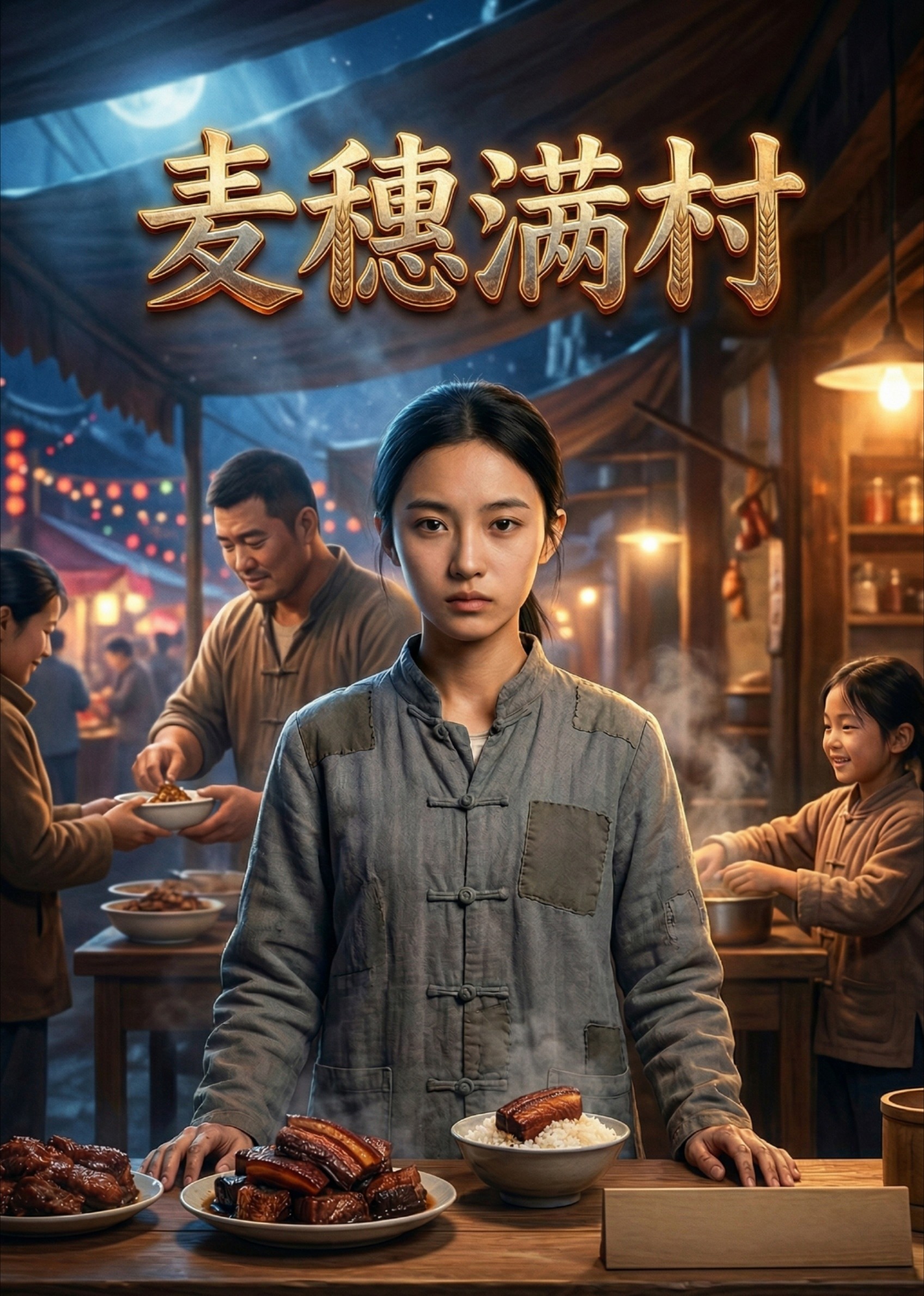 麦穗满村