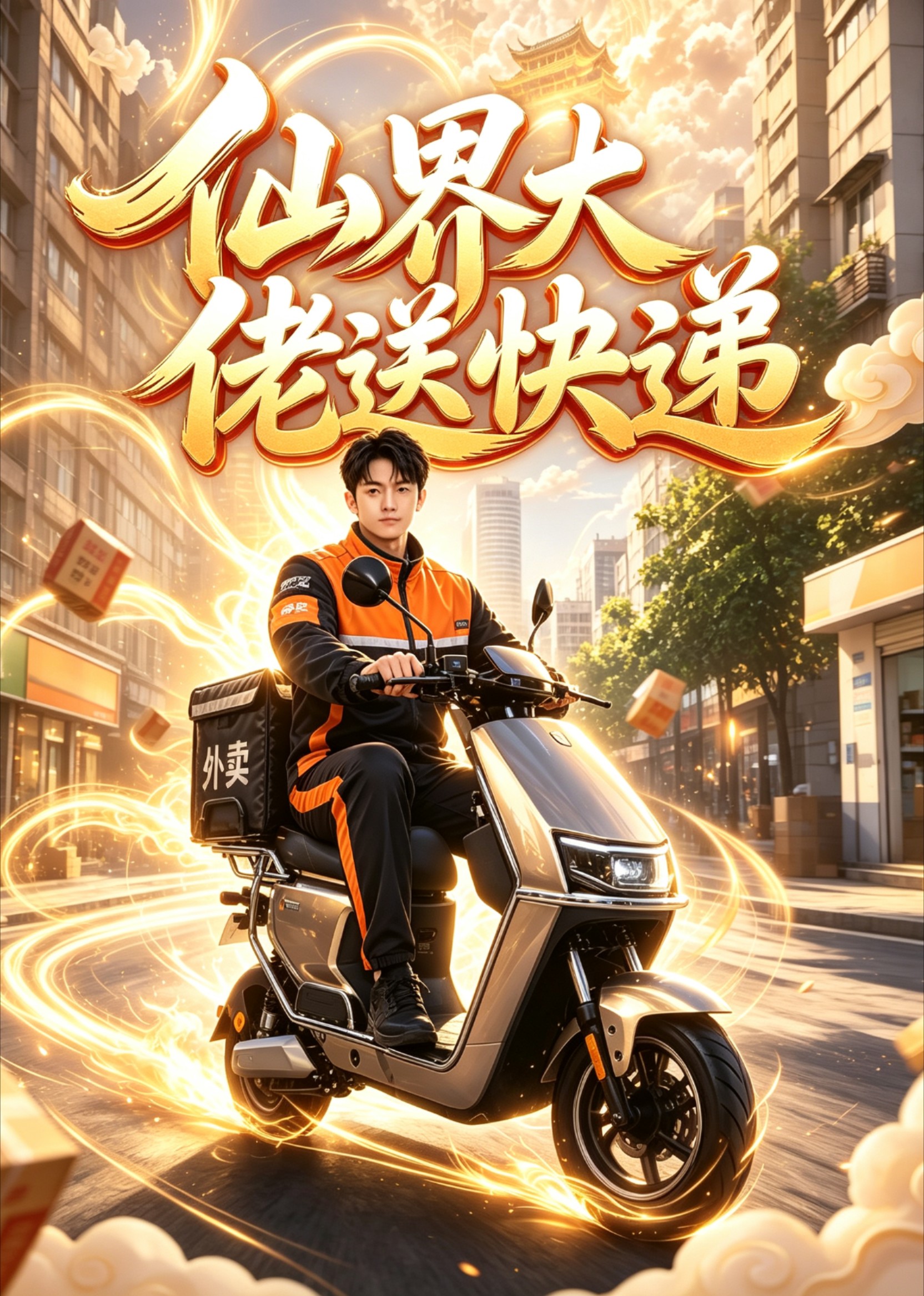 仙界大佬送快递封面图