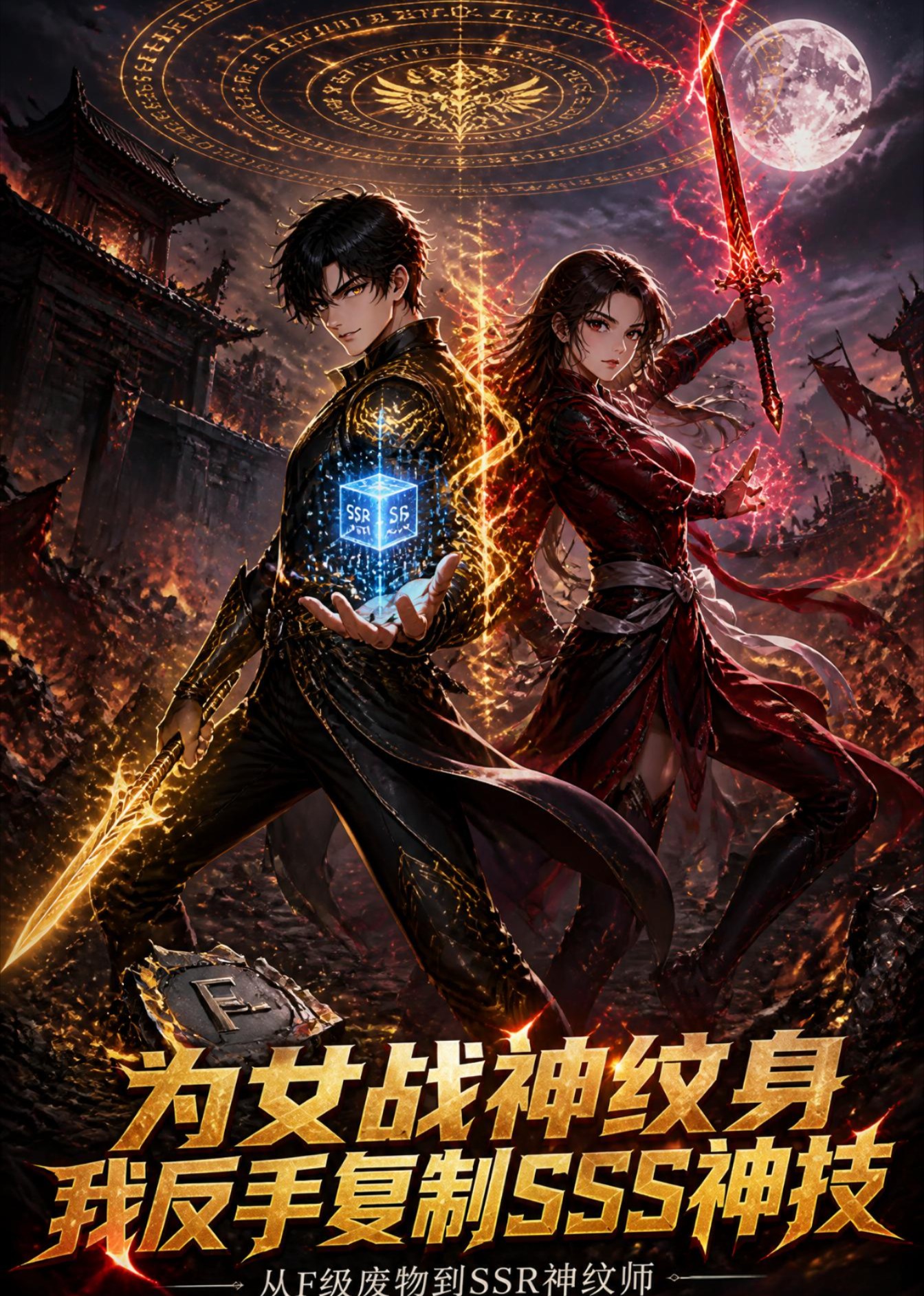 为女战神纹身