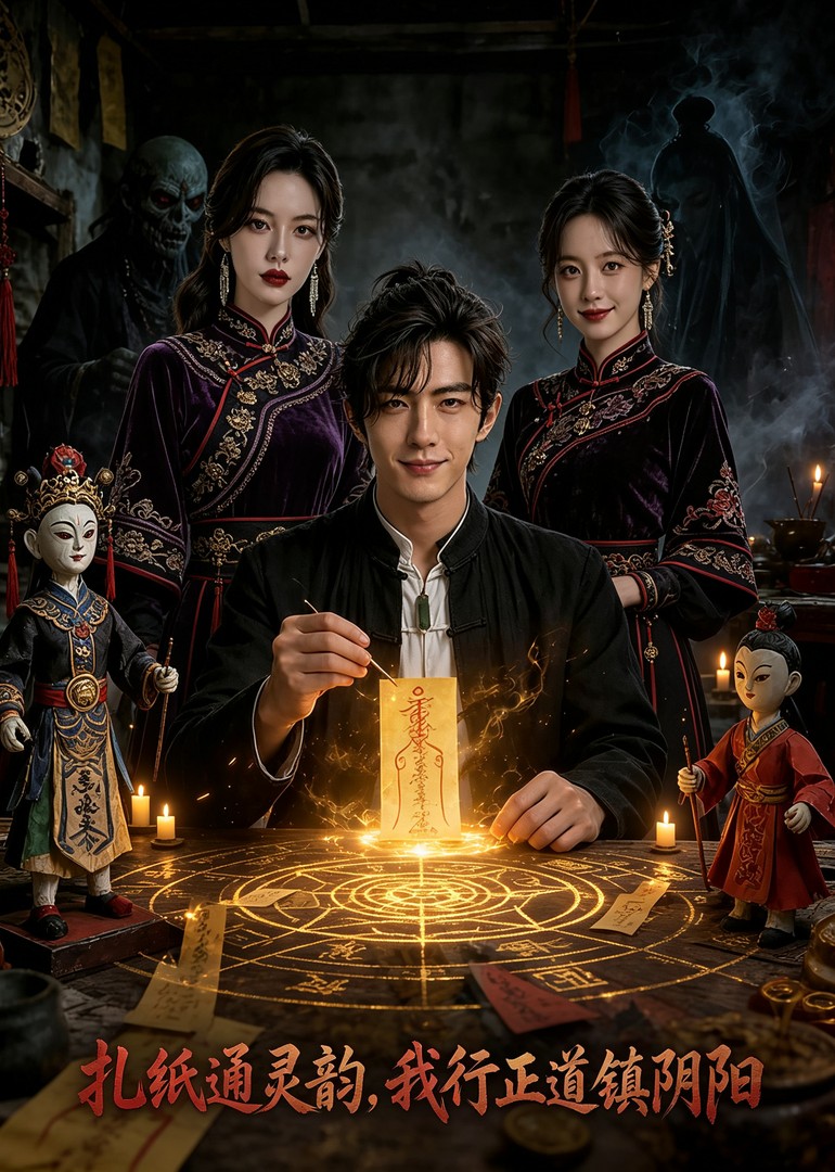 扎纸通灵韵，我行正道镇阴阳