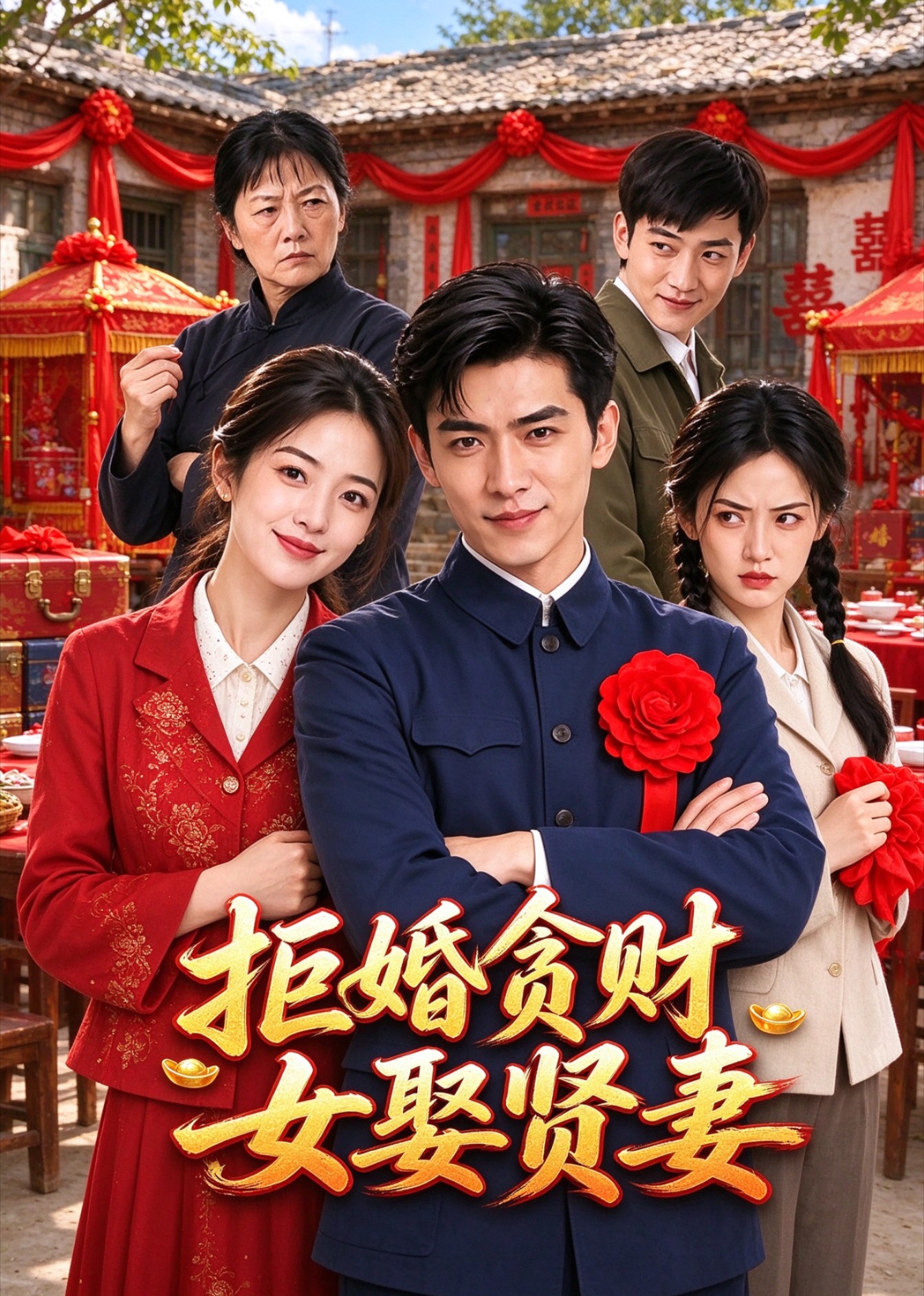 拒婚贪财女娶贤妻封面图