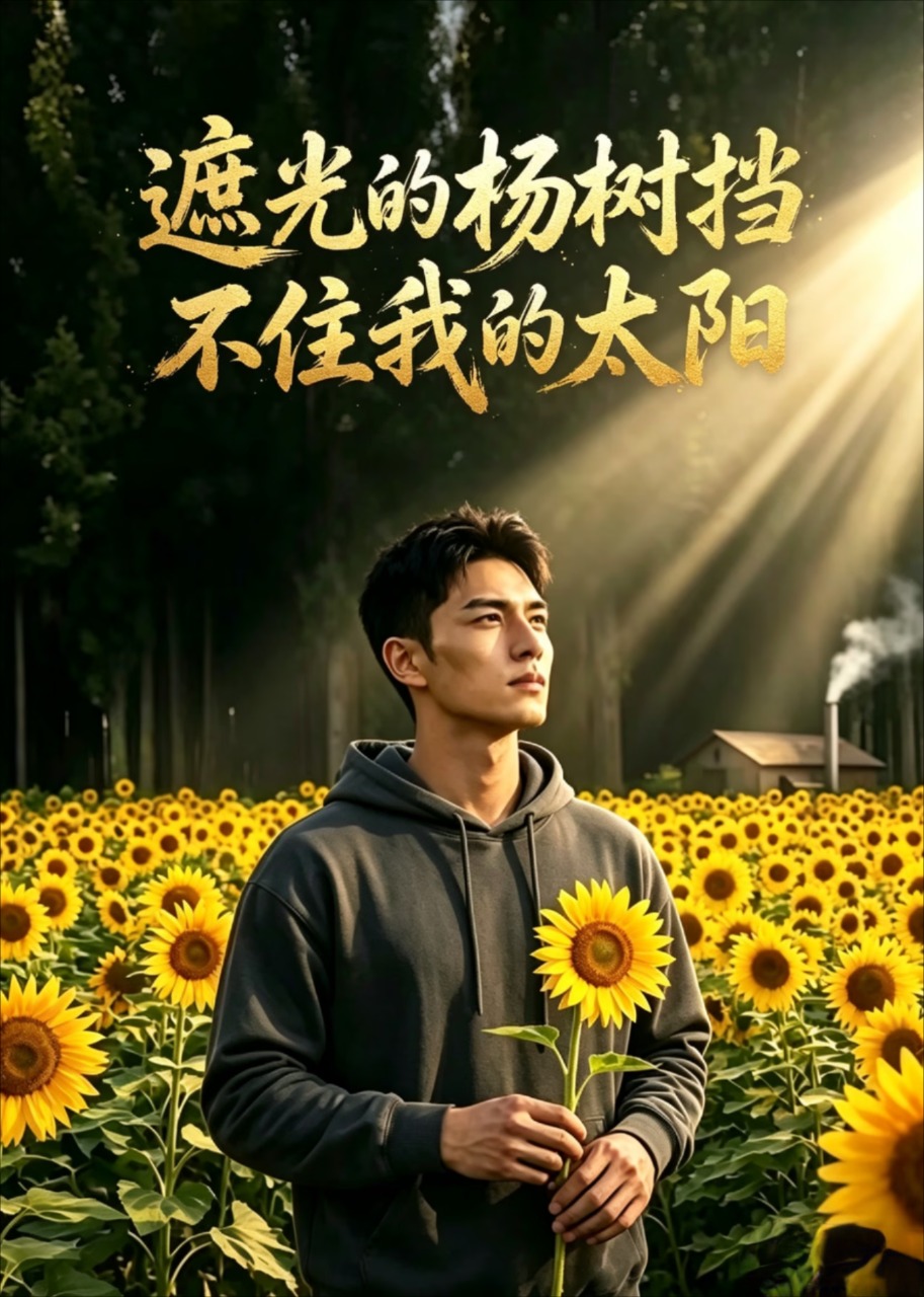 遮光的杨树挡不住我的太阳