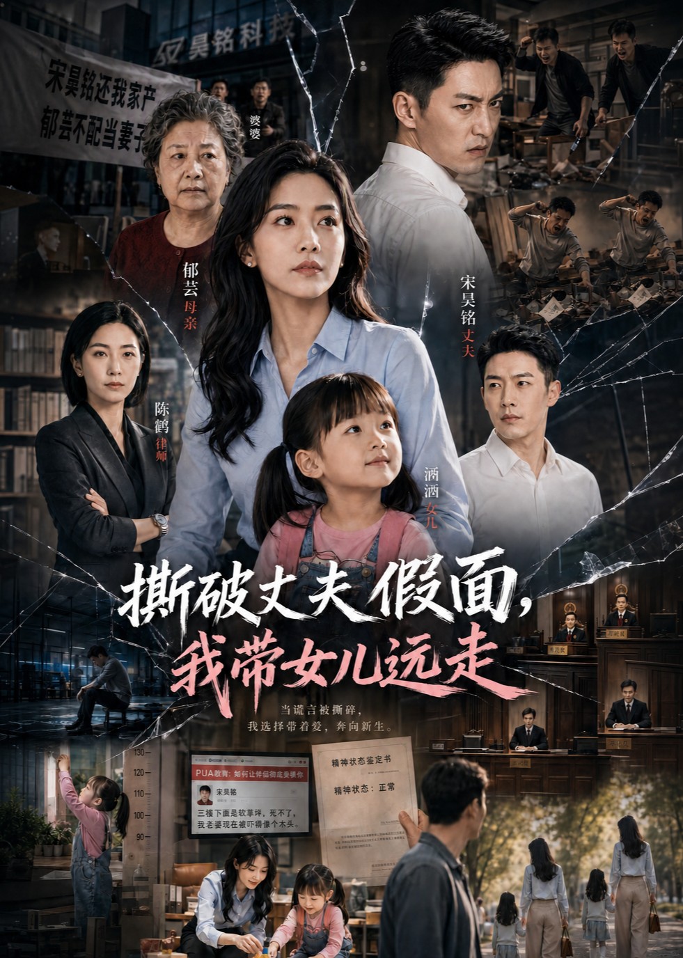 撕破丈夫假面，我带女儿远走
