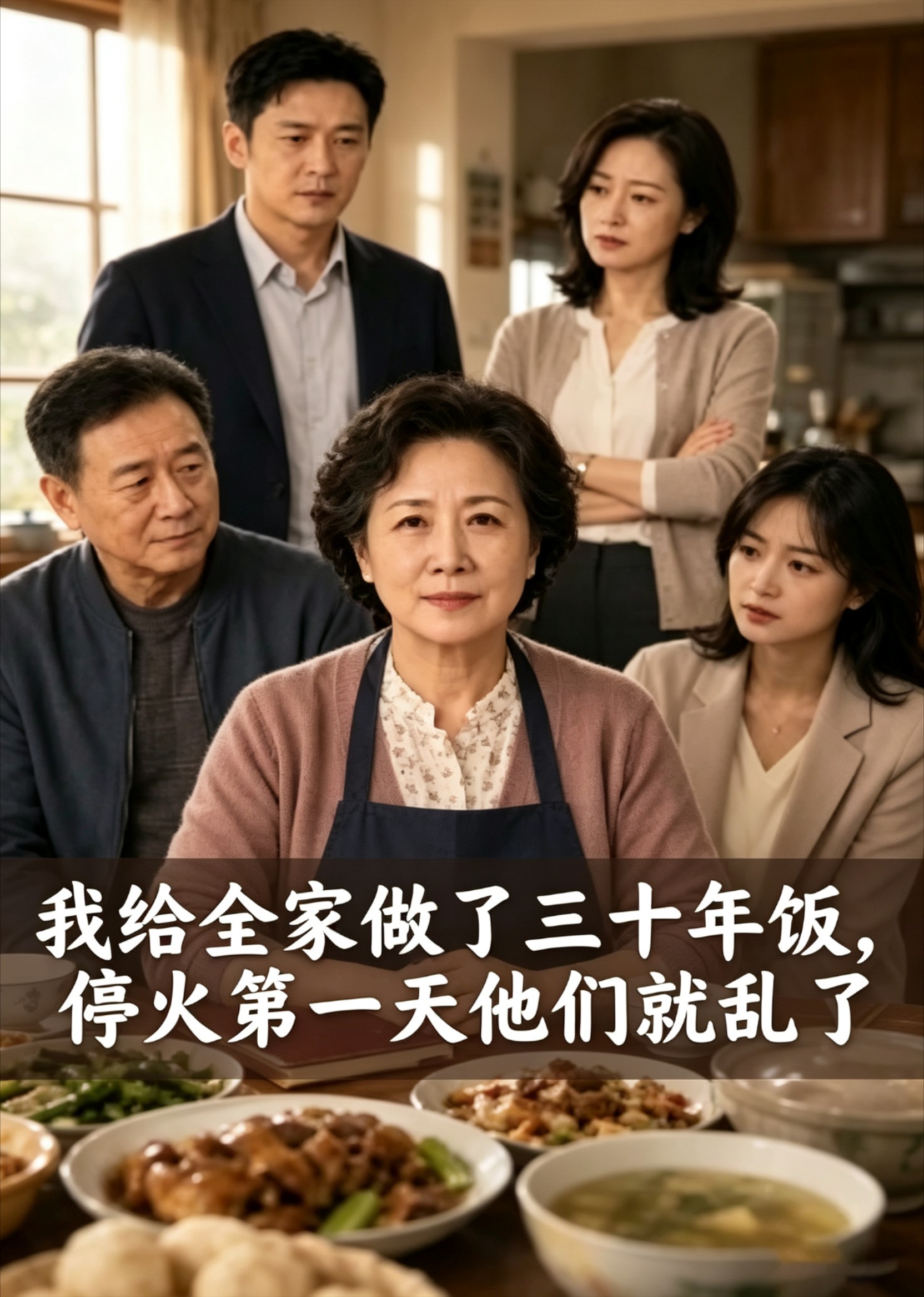 我给全家做了三十年饭停火第一天他们就乱了封面图