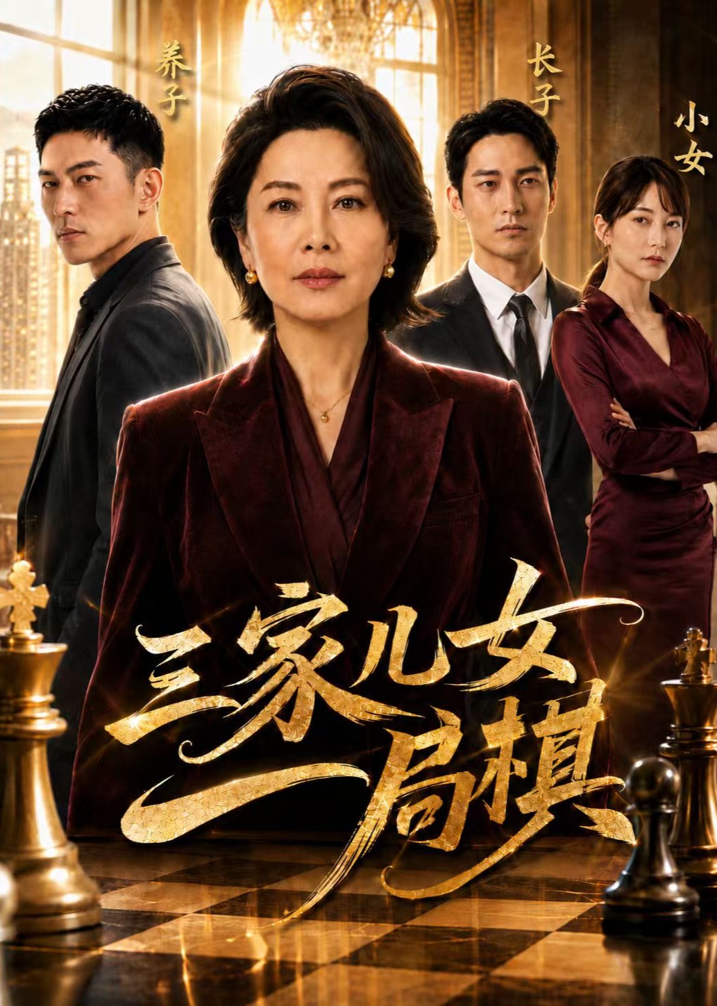 三家儿女一局棋