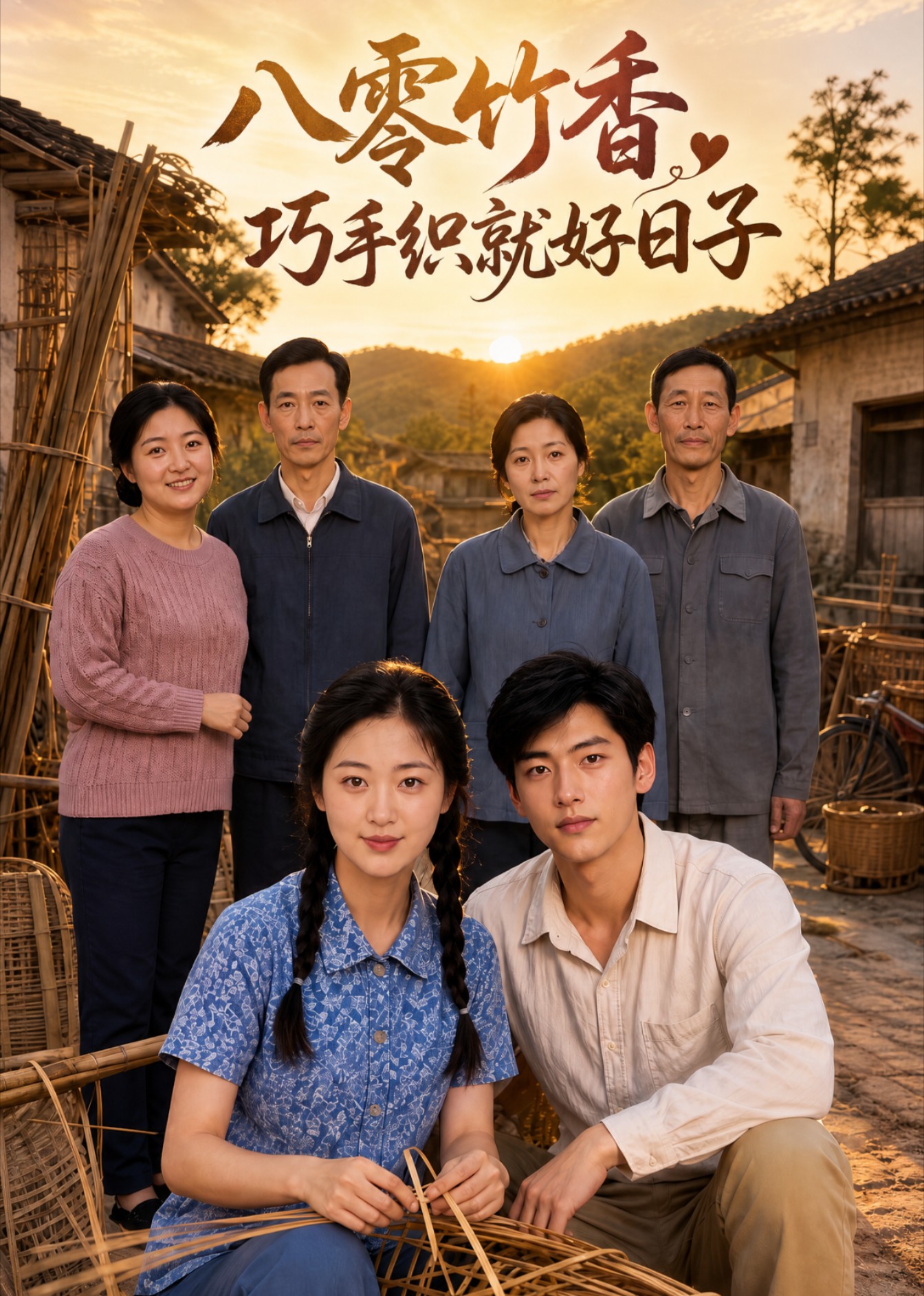 八零竹香，巧手织就好日子封面图