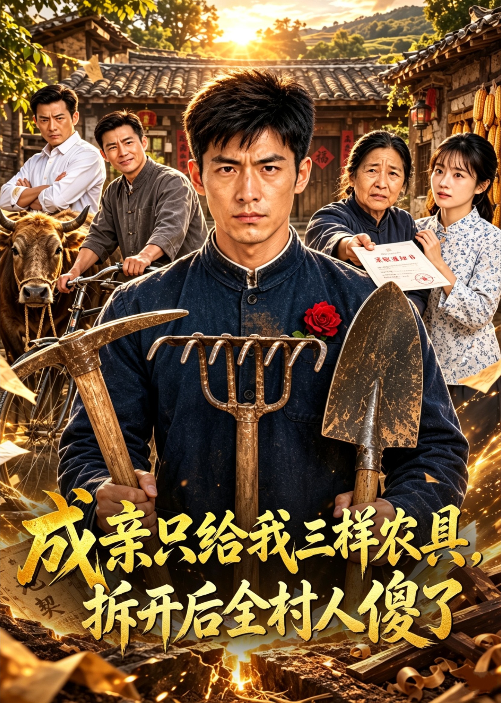 成亲只给我三样农具，拆开后全村人傻了封面图