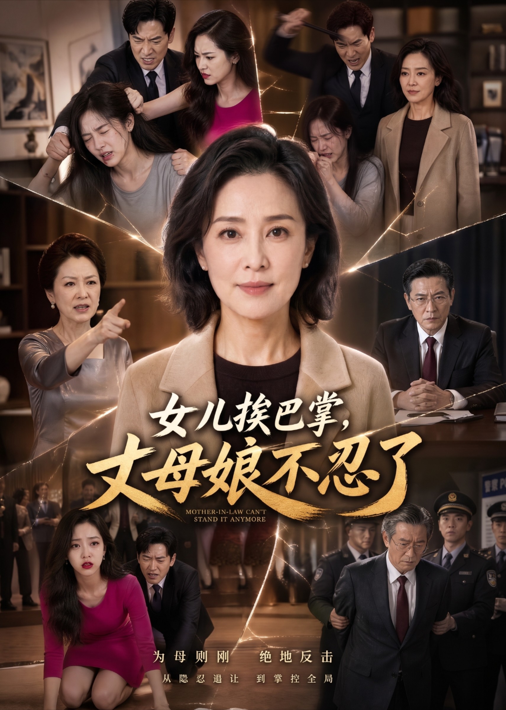 女儿挨巴掌，丈母娘不忍了