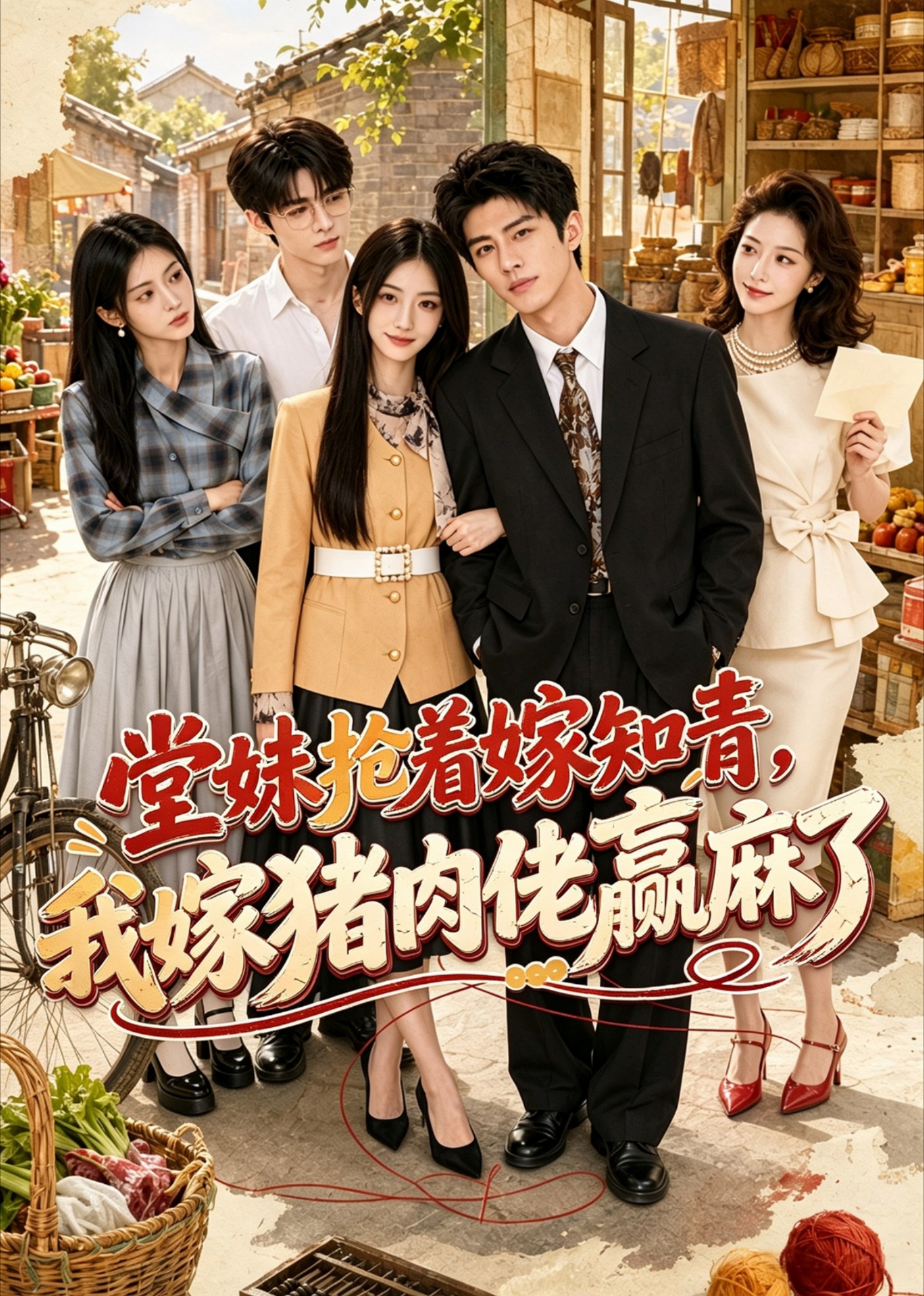 堂妹抢着嫁知青，我嫁猪肉佬赢麻了