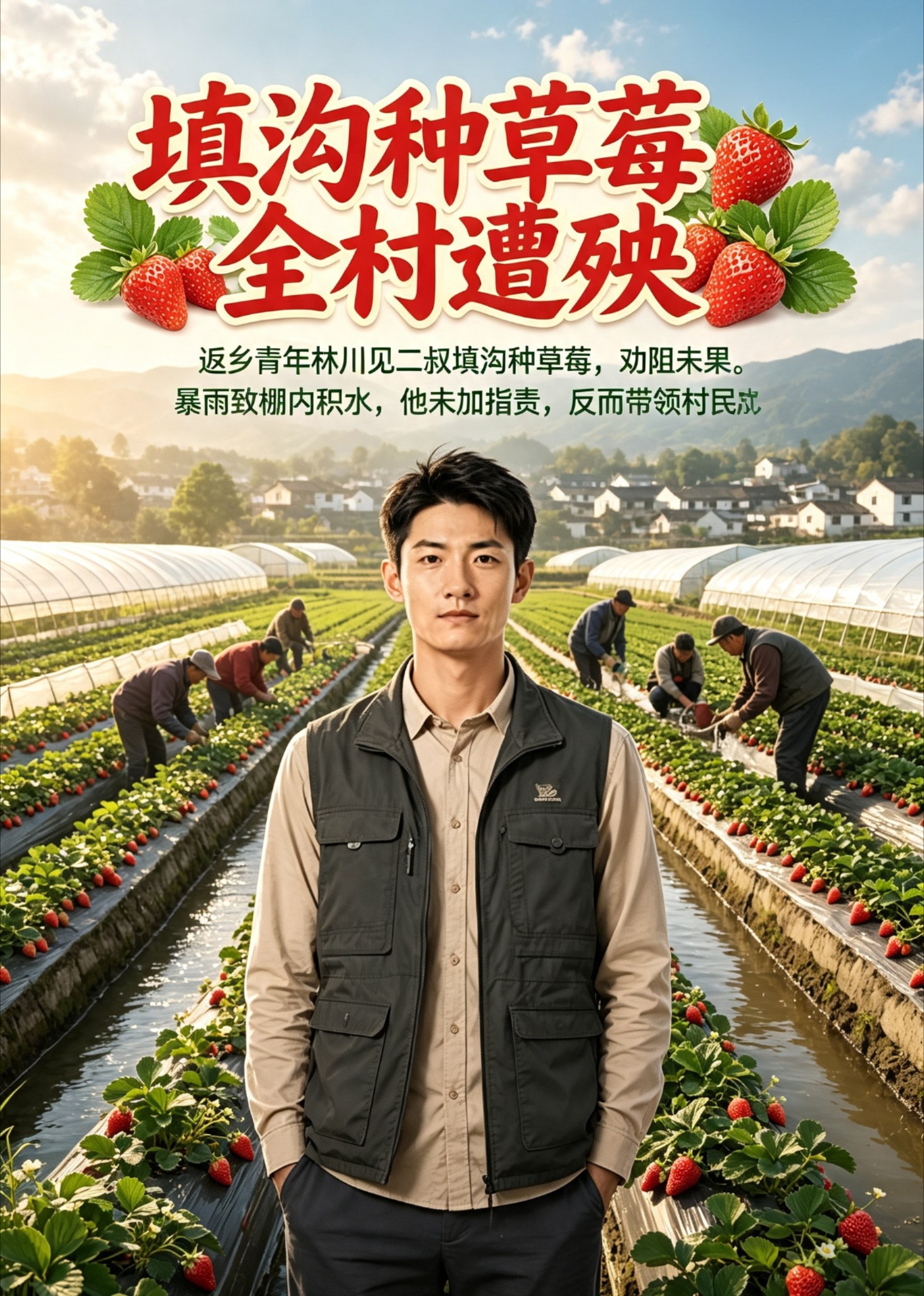 填沟种草莓全村遭殃