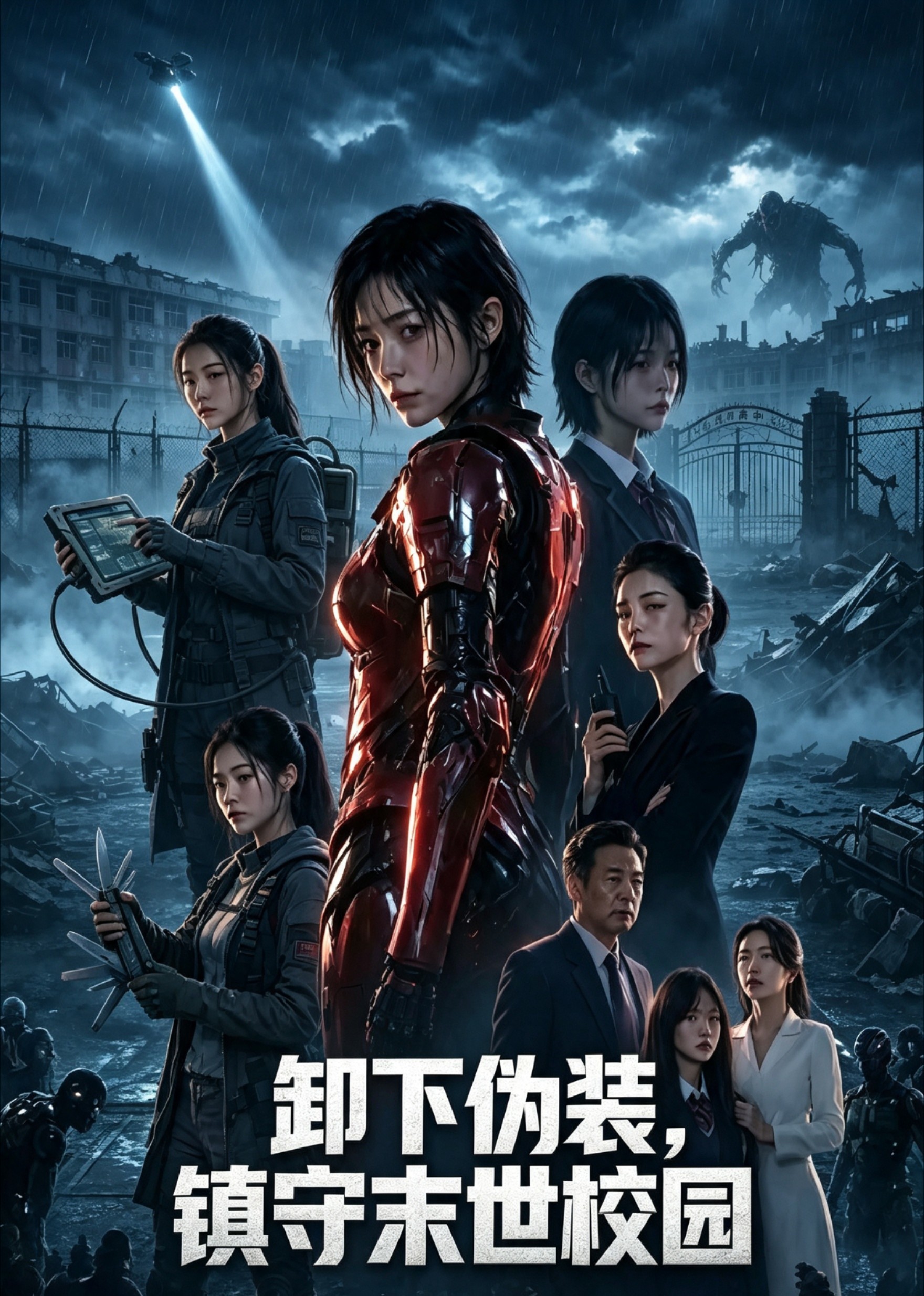 卸下伪装，镇守末世校园