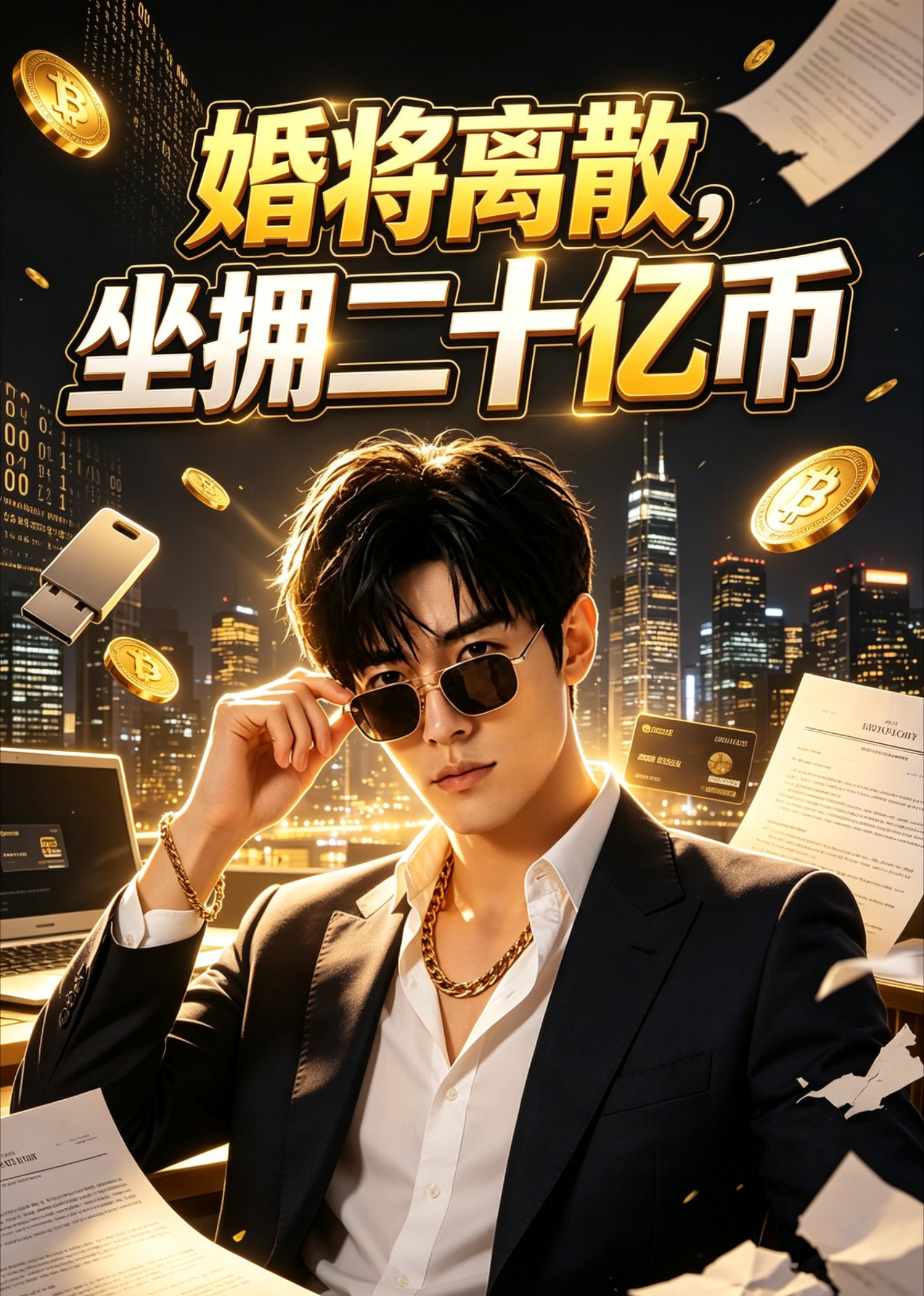 婚将离散，坐拥二十亿币