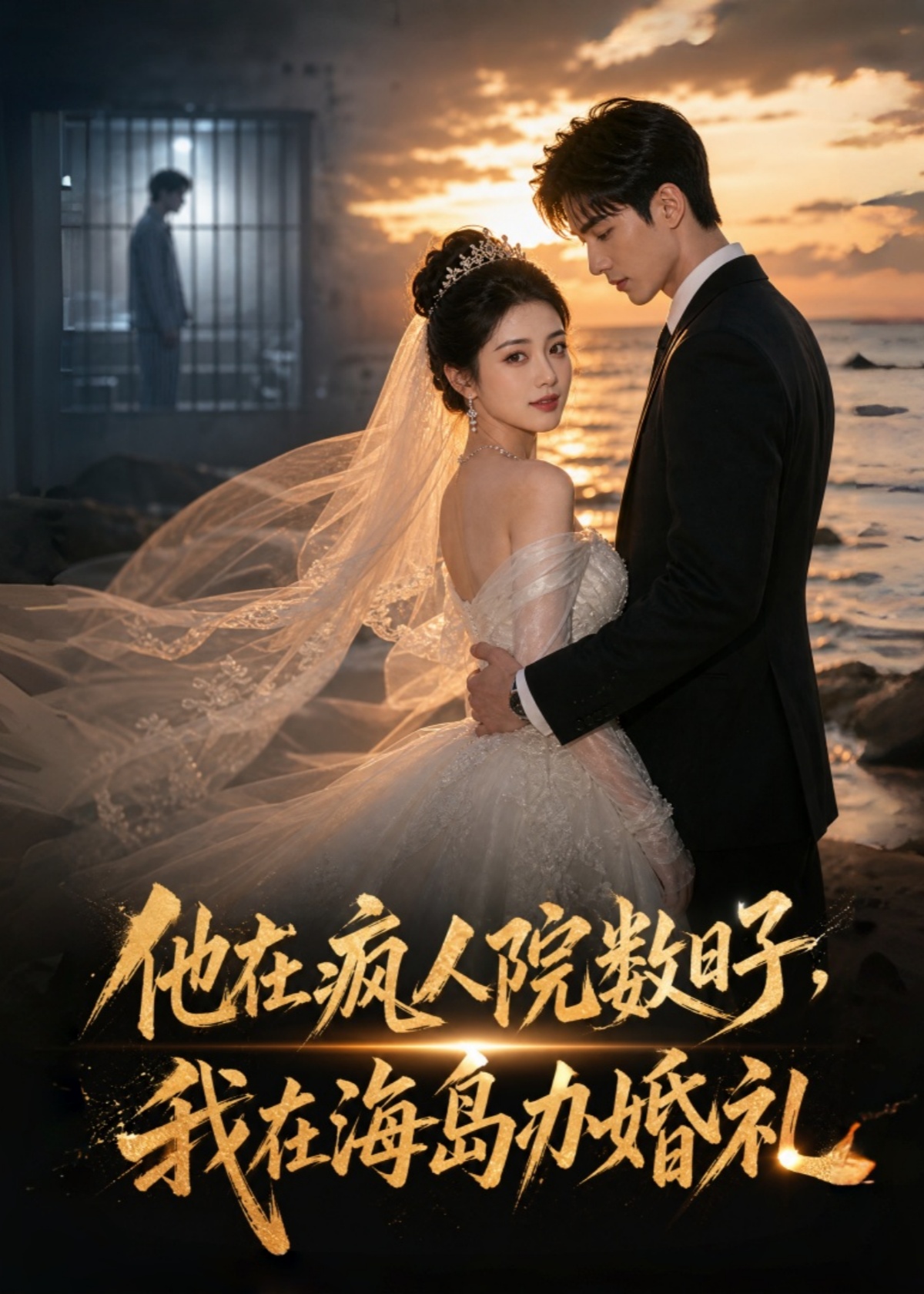 他在疯人院数日子，我在海岛办婚礼 海报