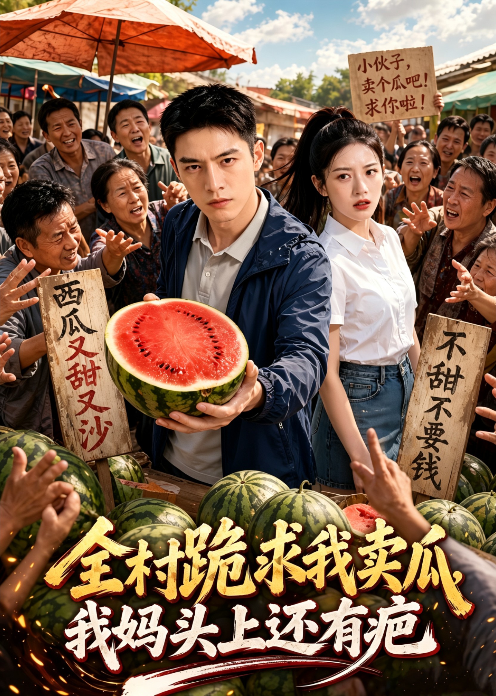 全村跪求我卖瓜，我妈头上还有疤