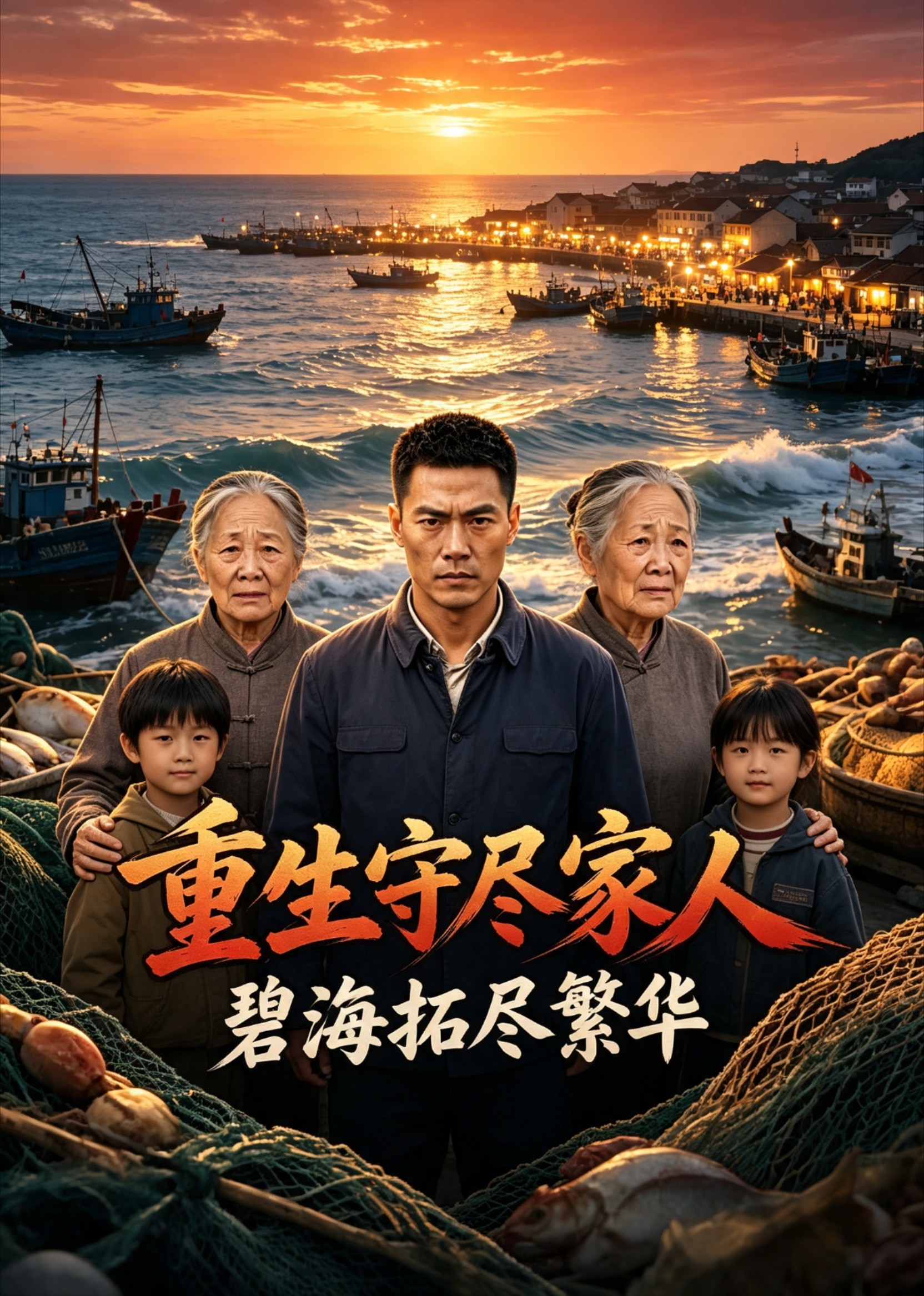 重生守尽家人，碧海拓尽繁华