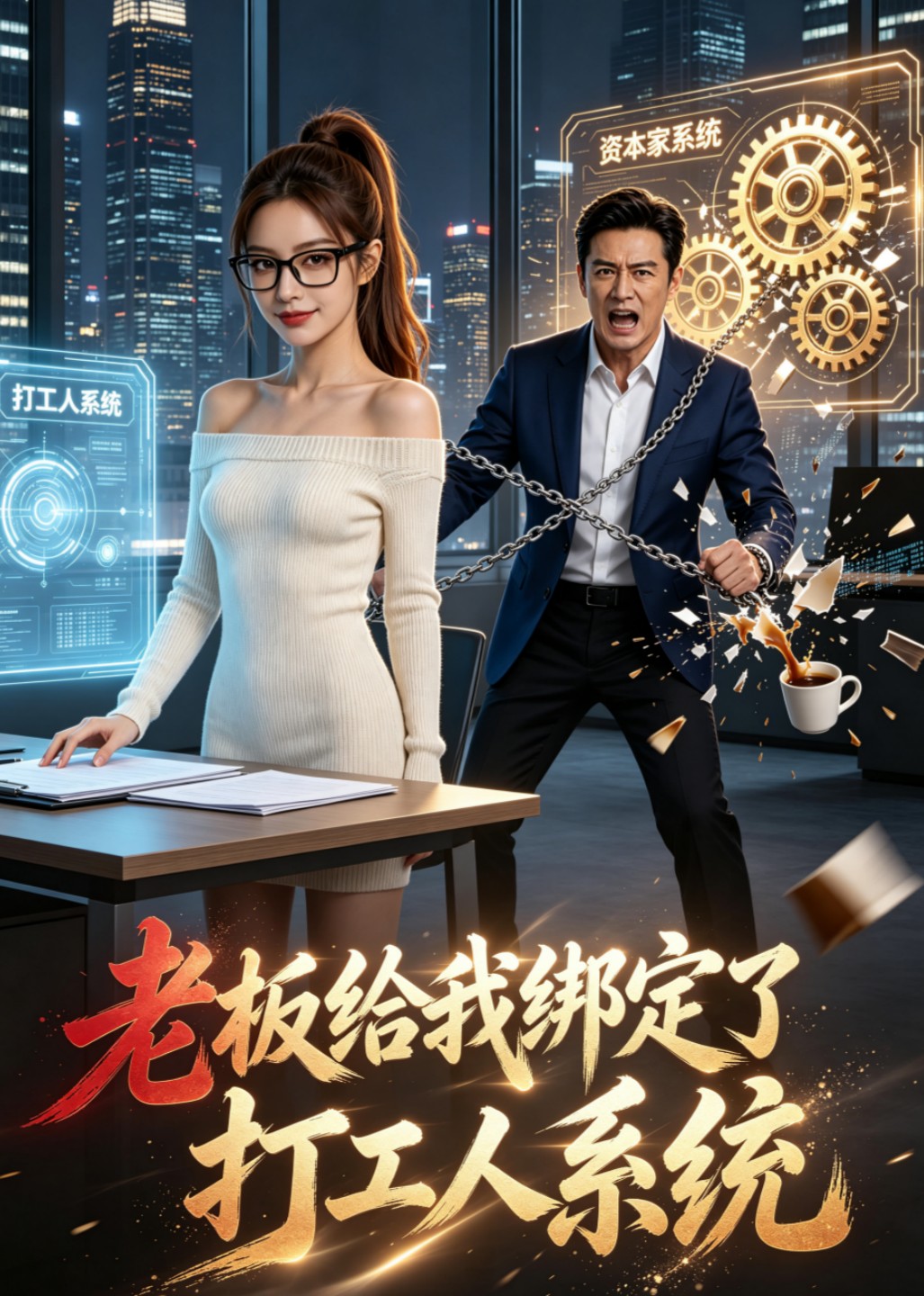 老板给我绑定了打工人系统封面图