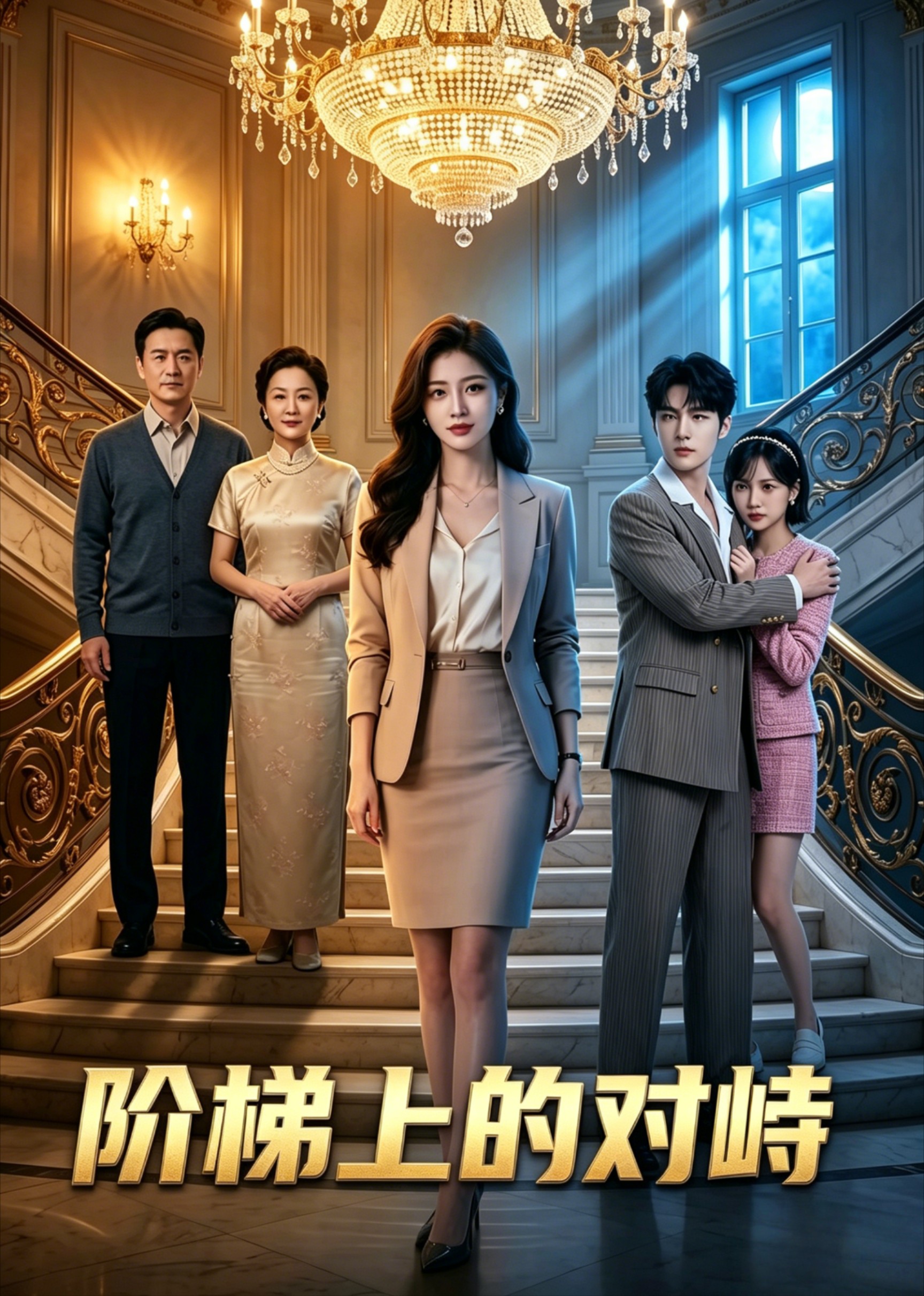 阶梯上的对峙