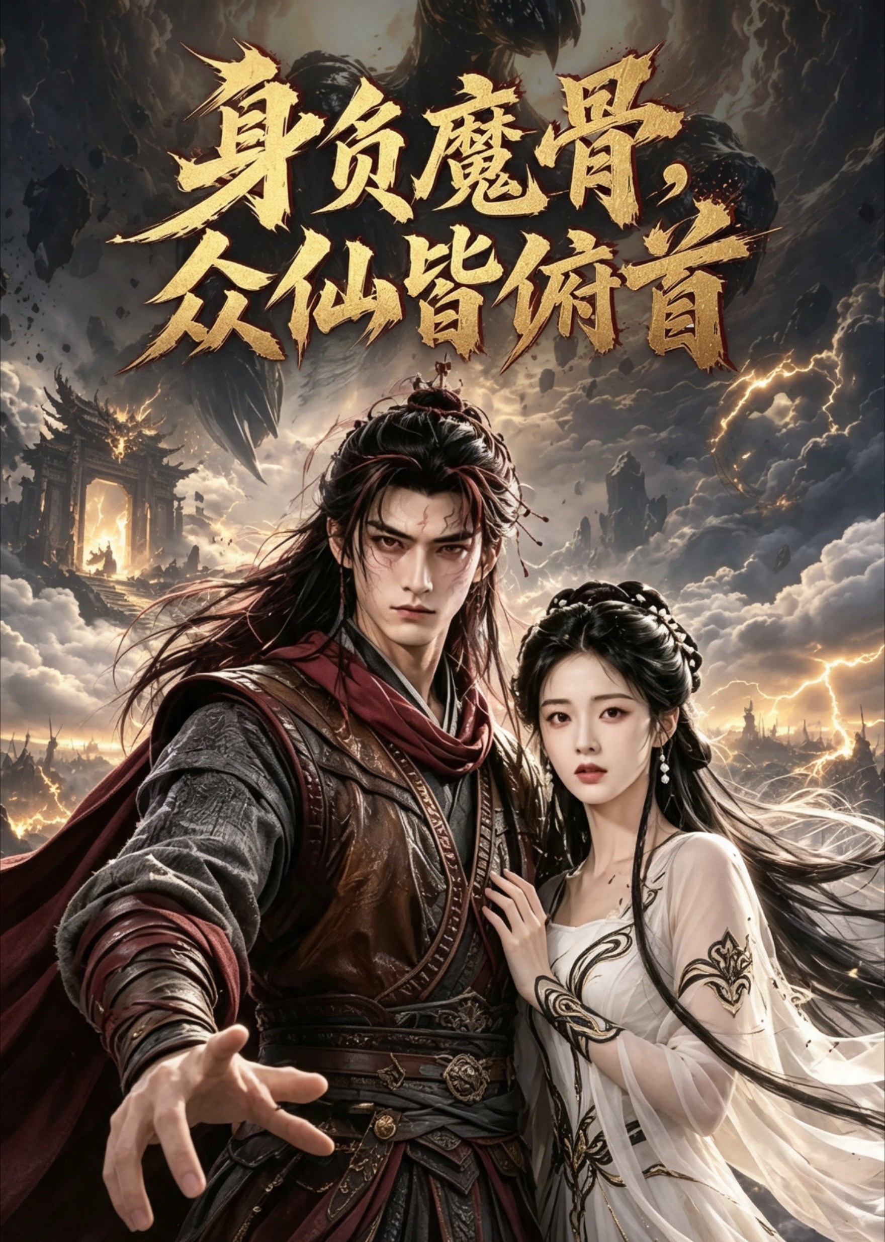 身负魔骨，众仙皆俯首封面图