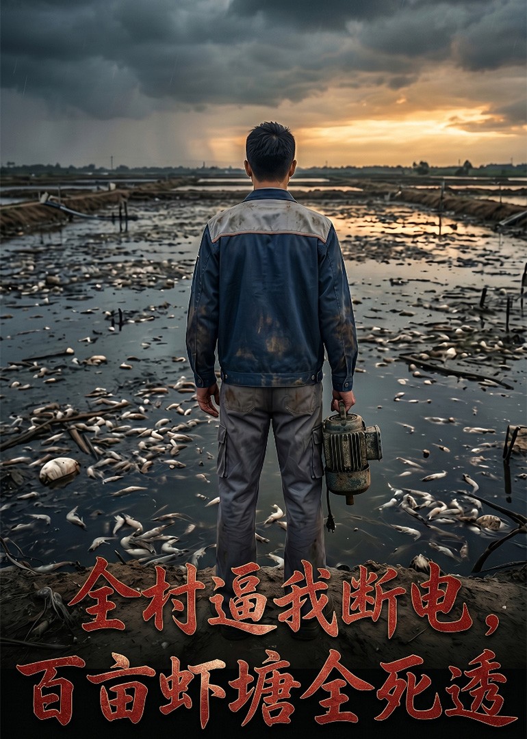 全村逼我断电，百亩虾塘全死透封面图