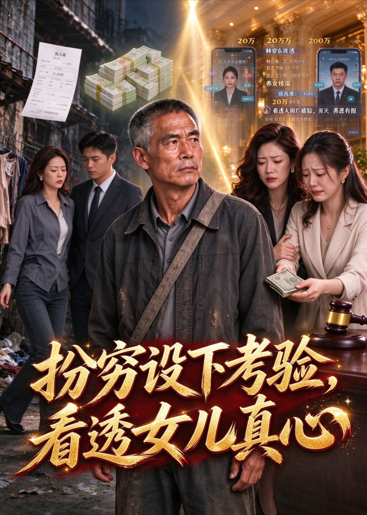 扮穷设下考验，看透女儿真心封面图