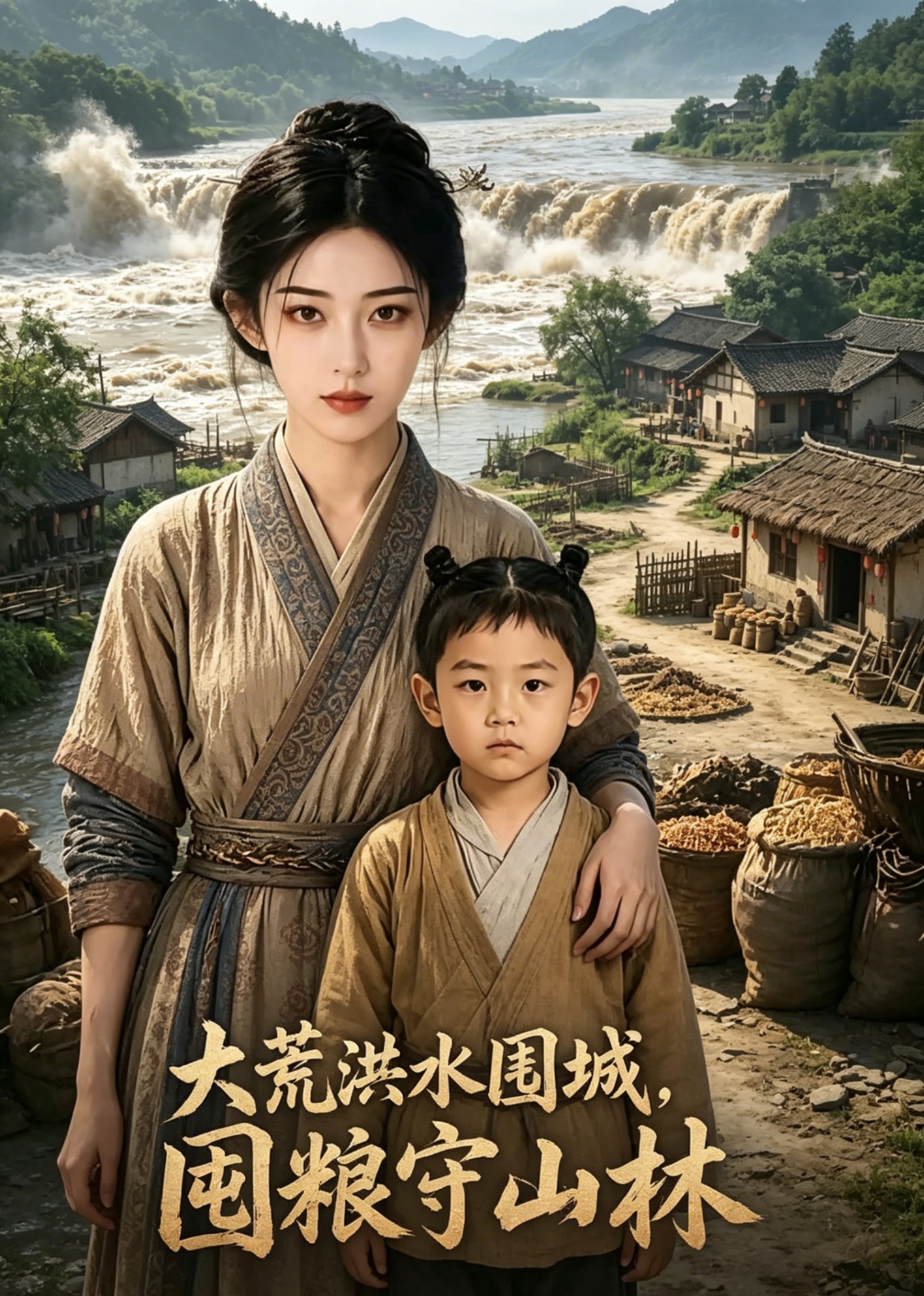 大荒洪水围城，囤粮守山林