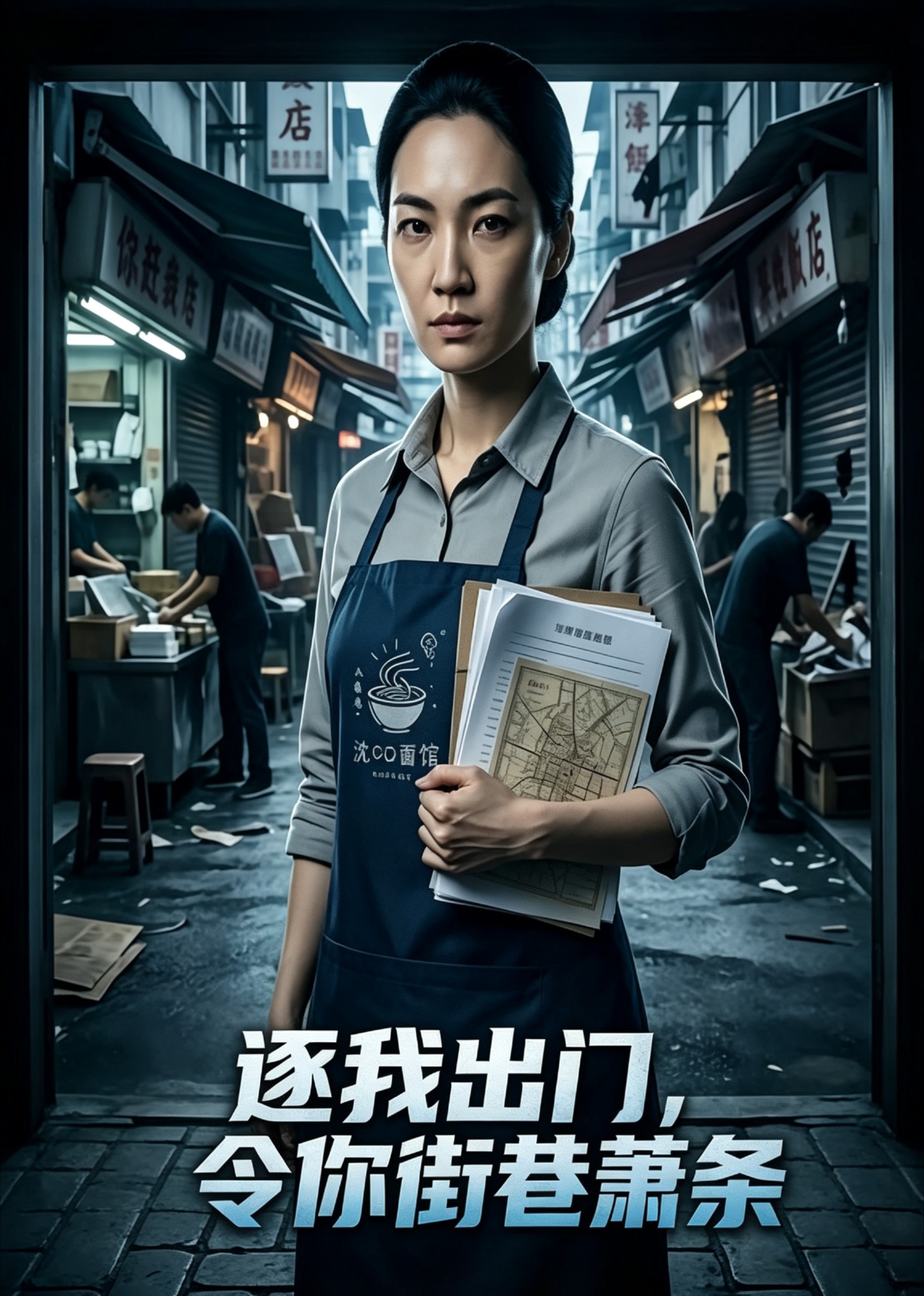 逐我出门，令你街巷萧条