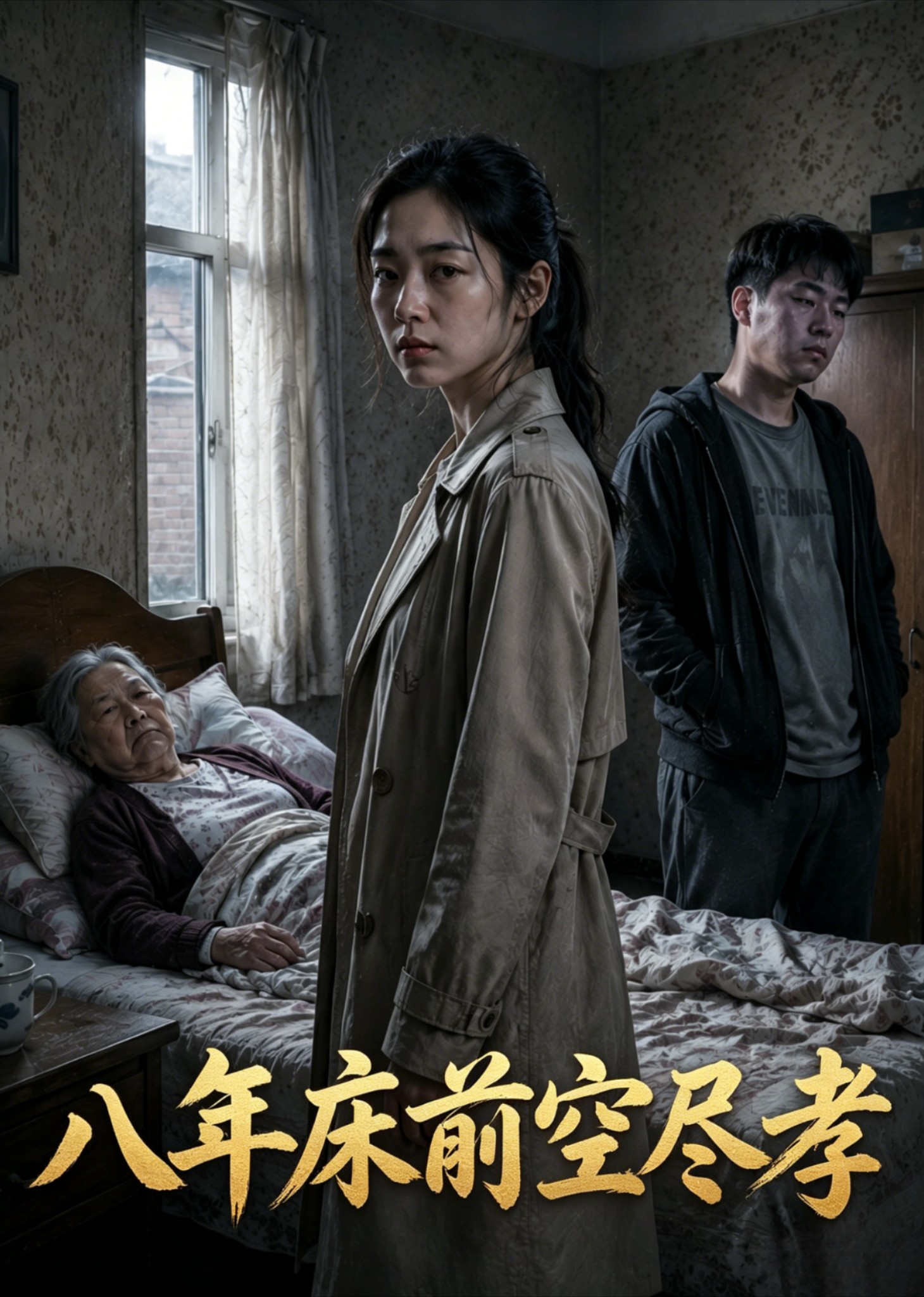 八年床前空尽孝