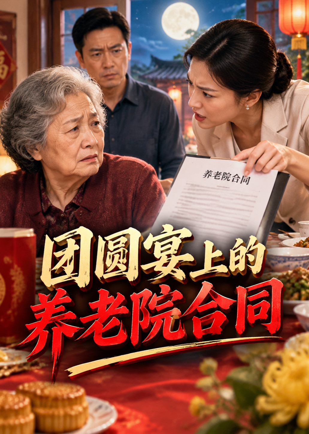 团圆宴上的养老合同封面图