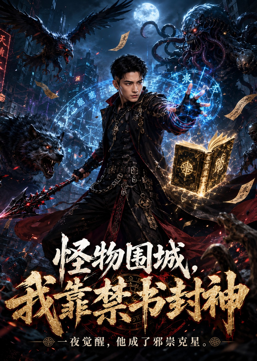怪物围城，我靠禁书封神封面图