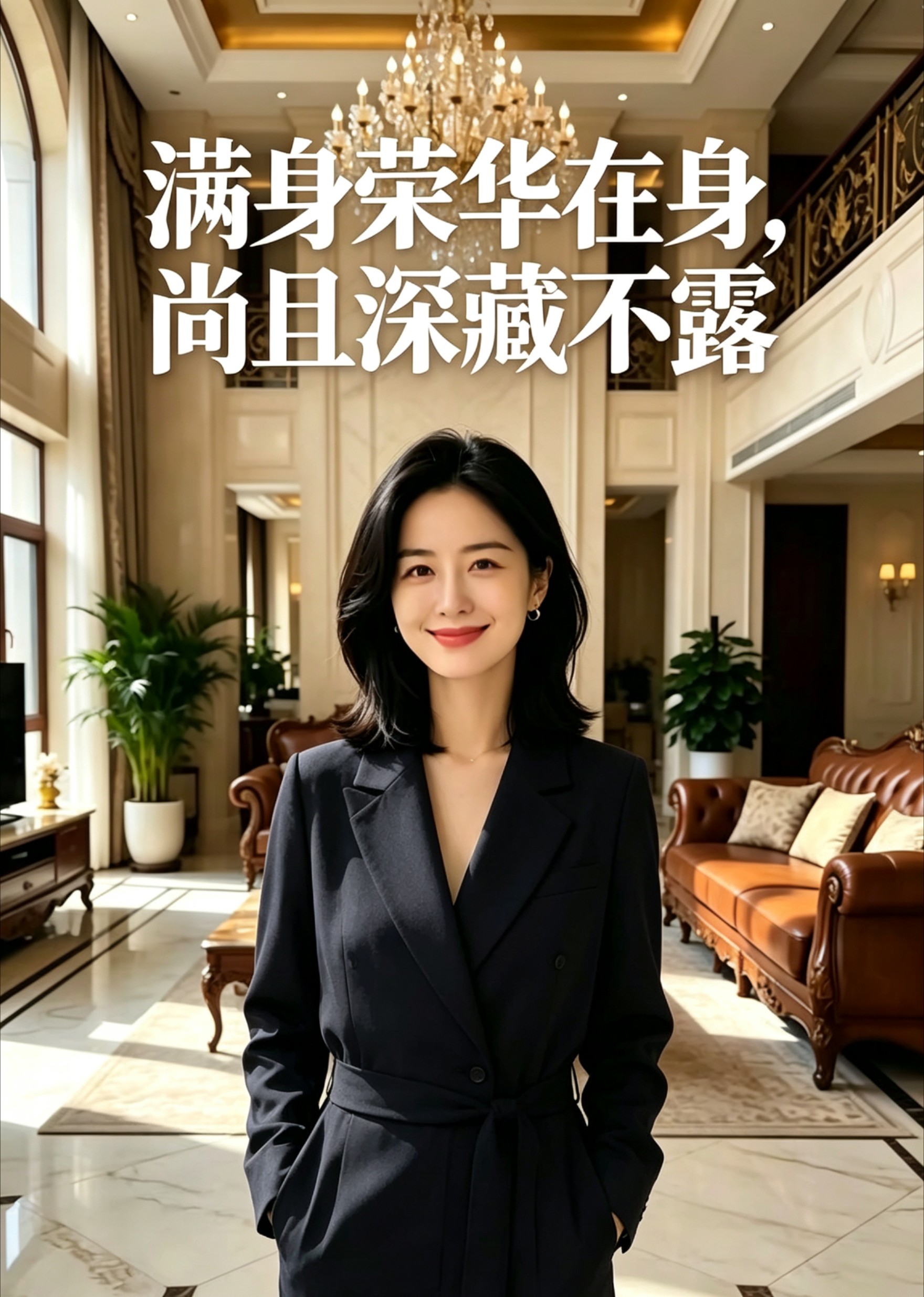 满身荣华在身，尚且深藏不露