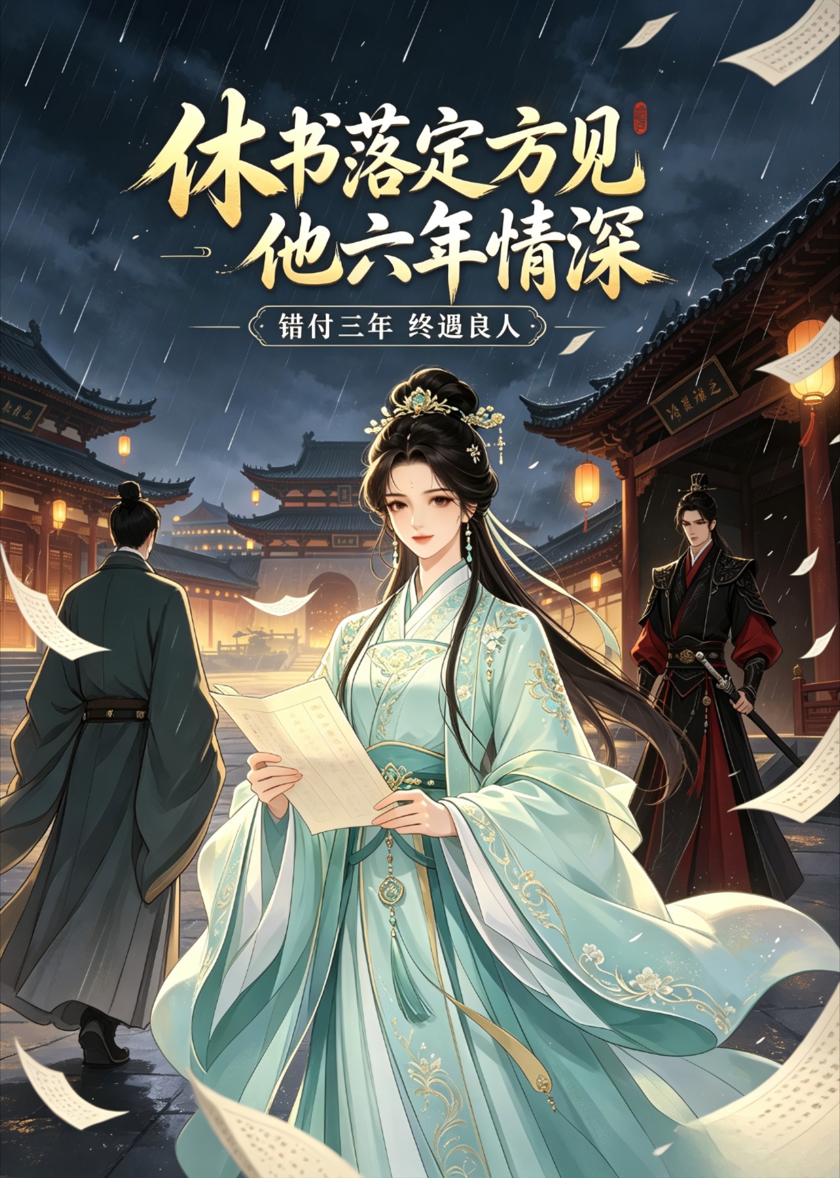 休书落定方见他六年情深封面图