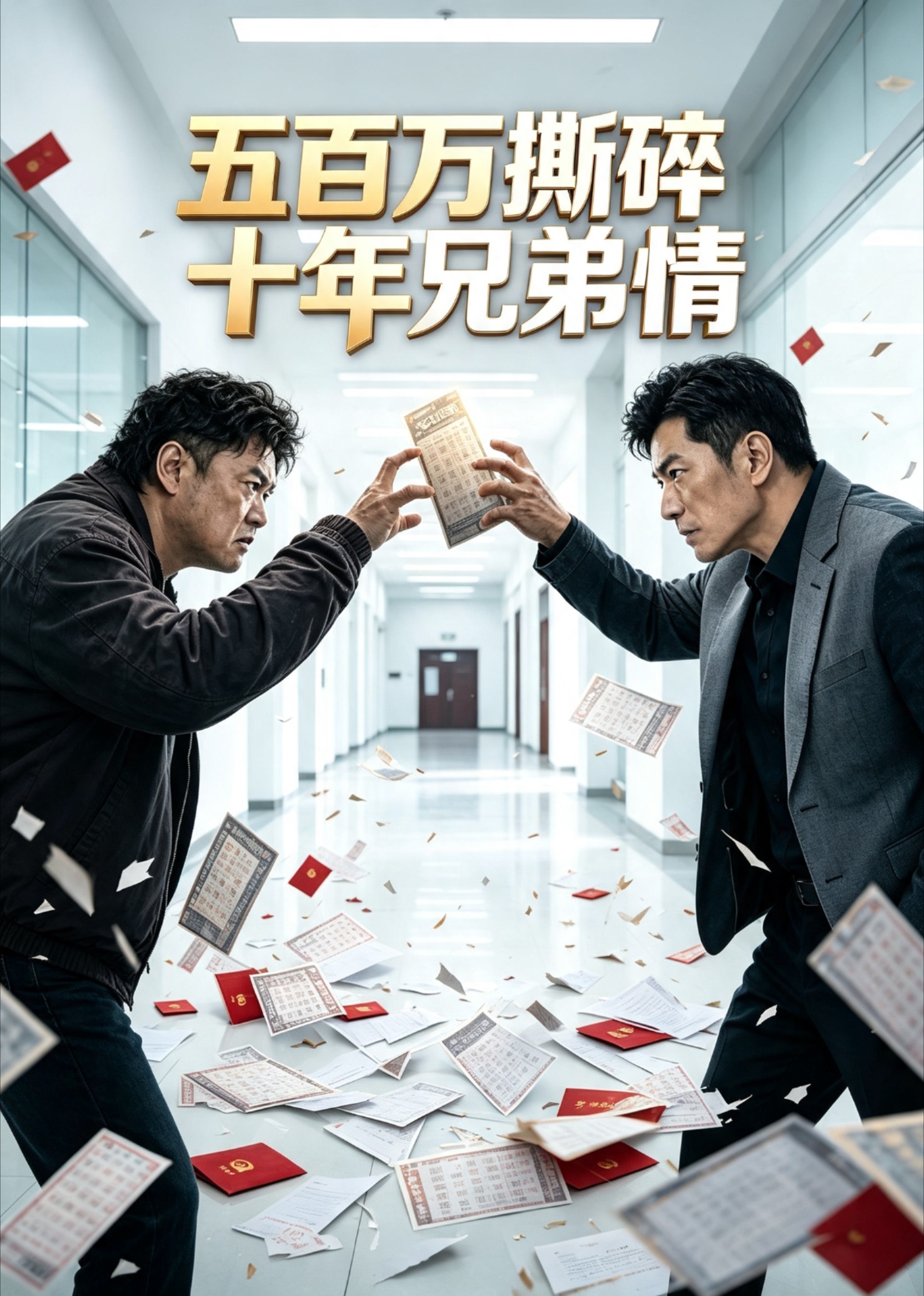 五百万撕碎十年兄弟情海报