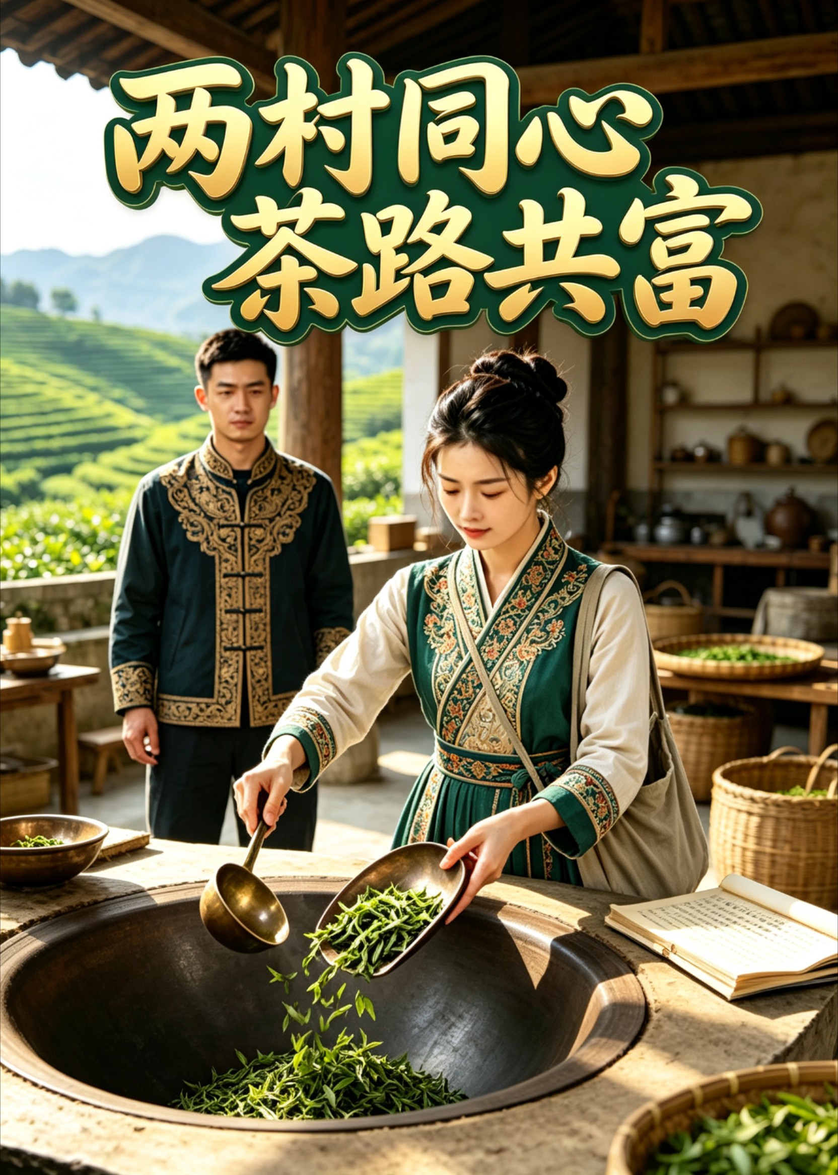 两村同心茶路共富