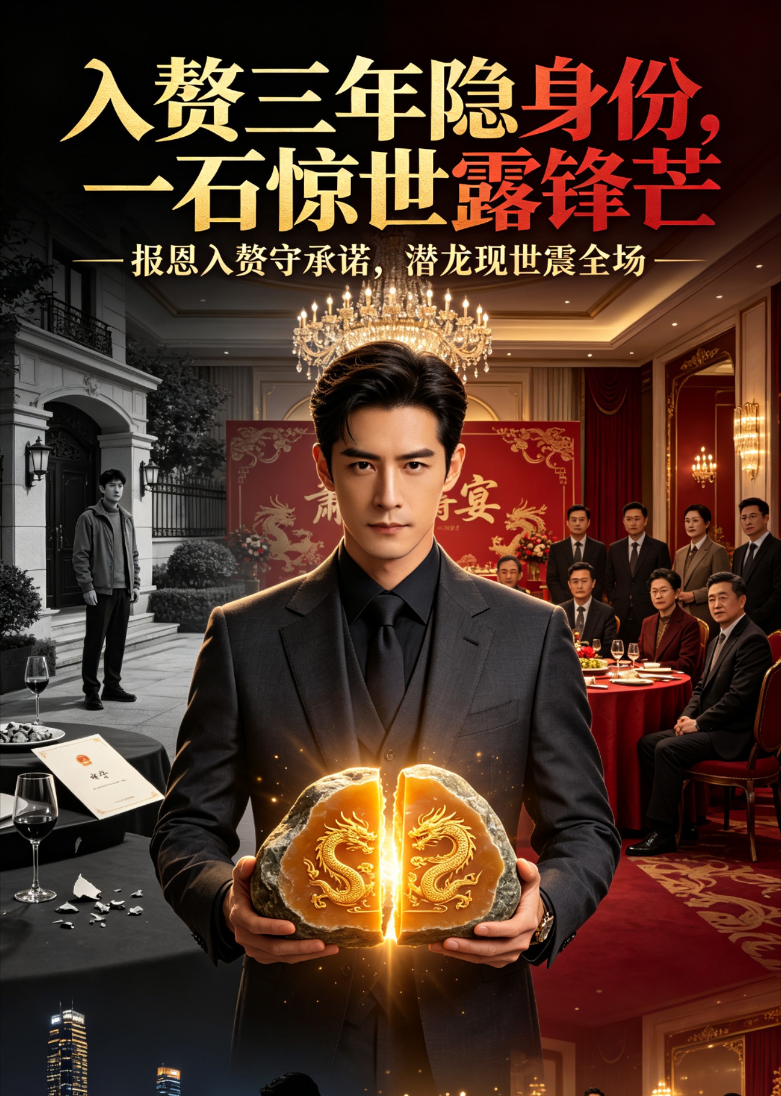 入赘三年隐身份，一石惊世露锋芒