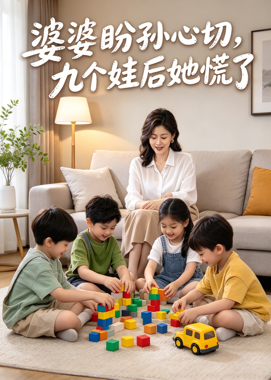 婆婆盼孙心切，九个娃后她慌了封面图