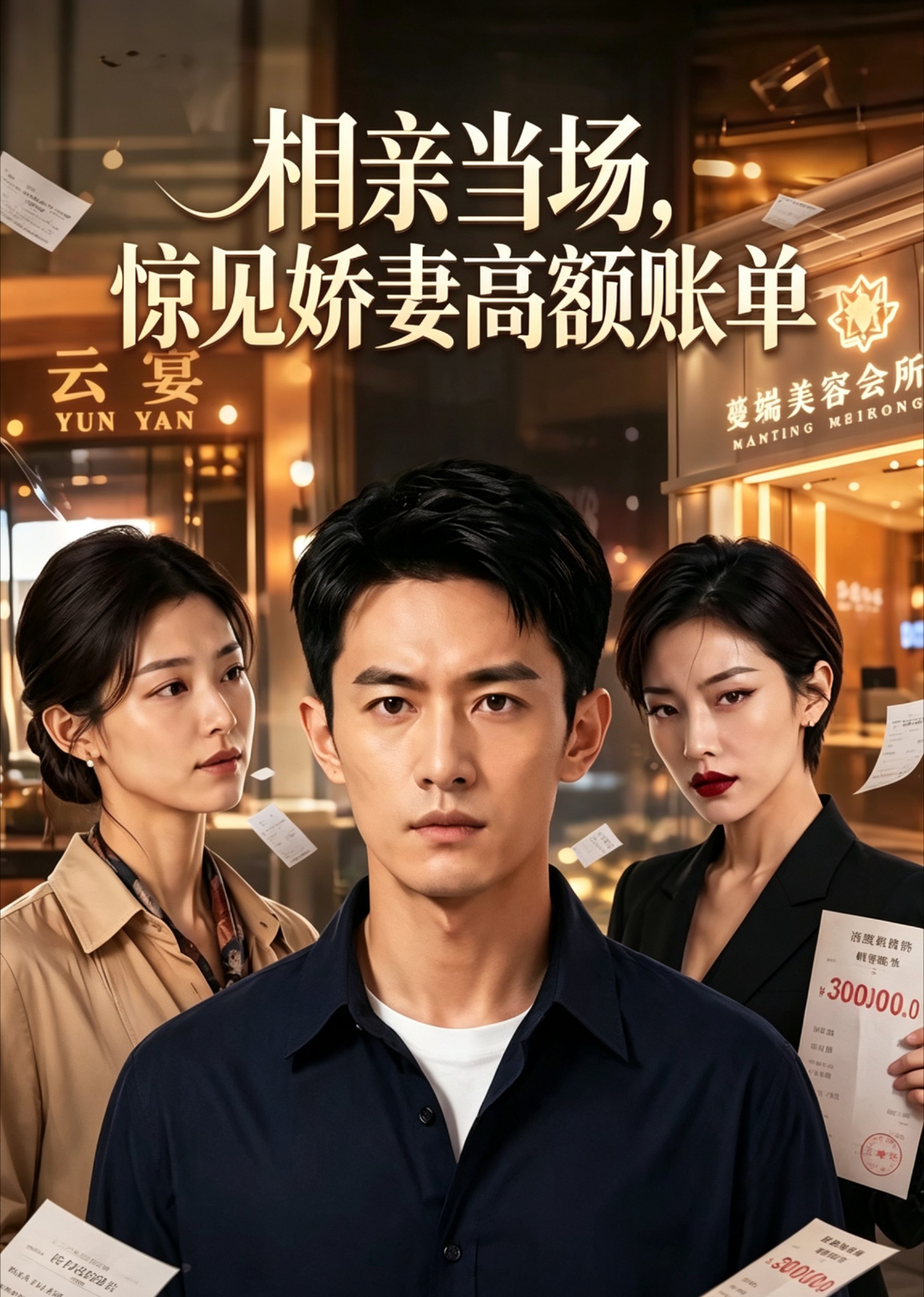 相亲当场，惊见娇妻高额账单