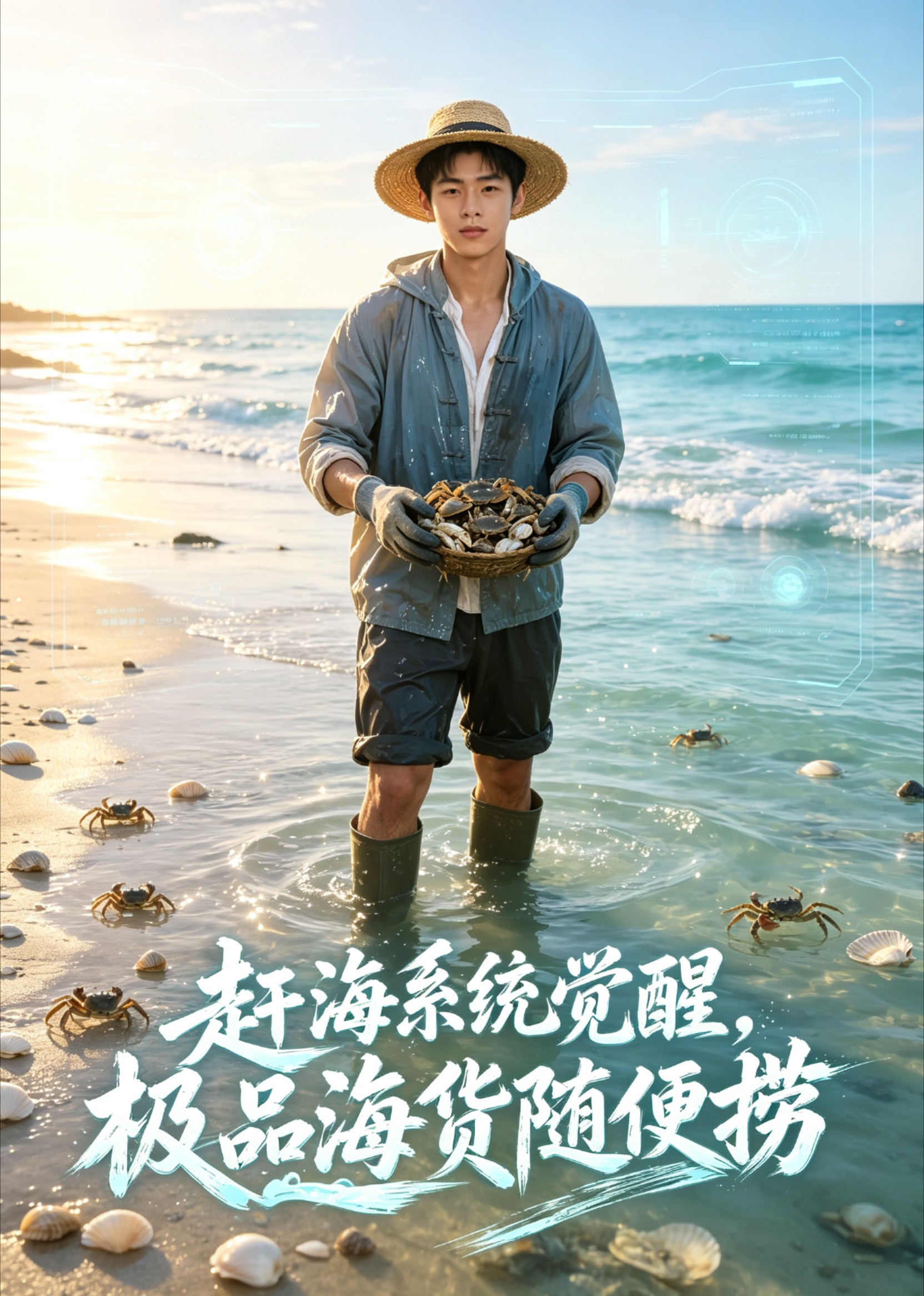 赶海系统觉醒，极品海货随便捞