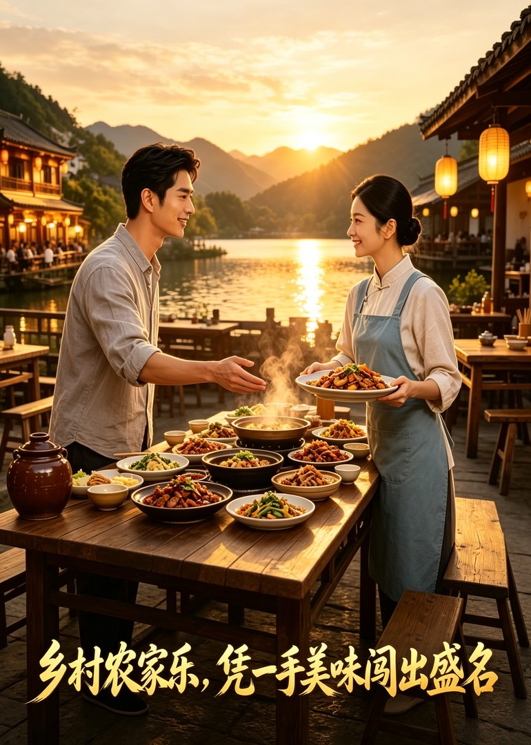 乡村农家乐，凭一手美味闯出盛名
