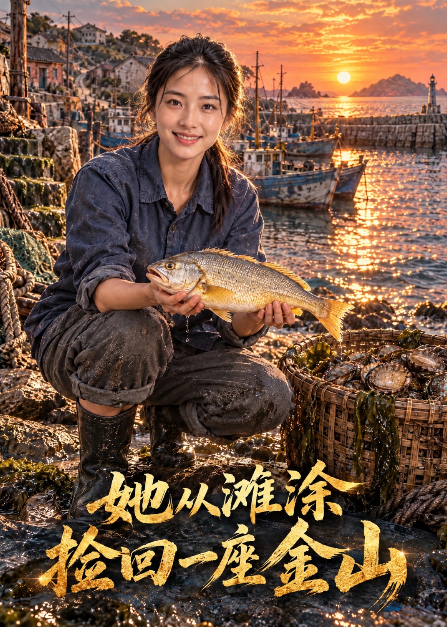 她从滩涂捡回一座金山封面图