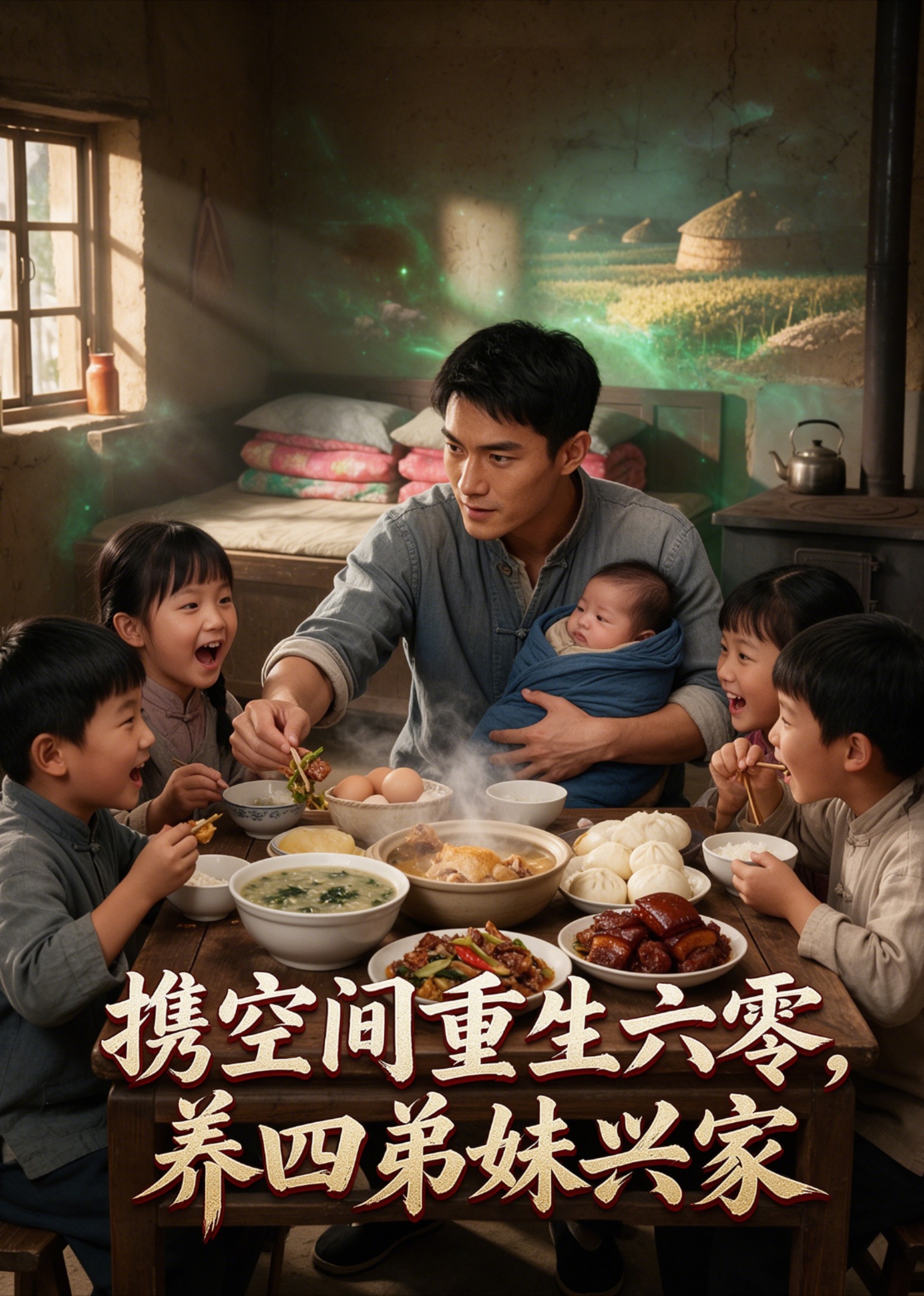 携空间重生六零，养四弟妹兴家封面图