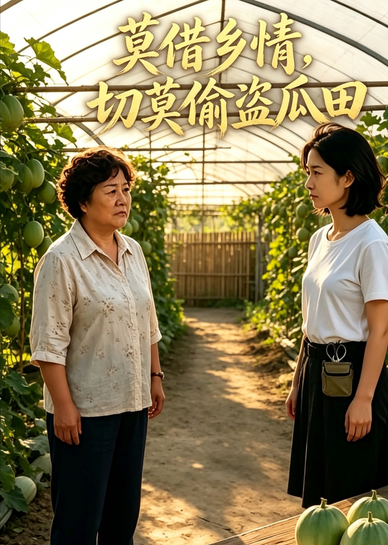 莫借乡情，切莫偷盗瓜田封面图